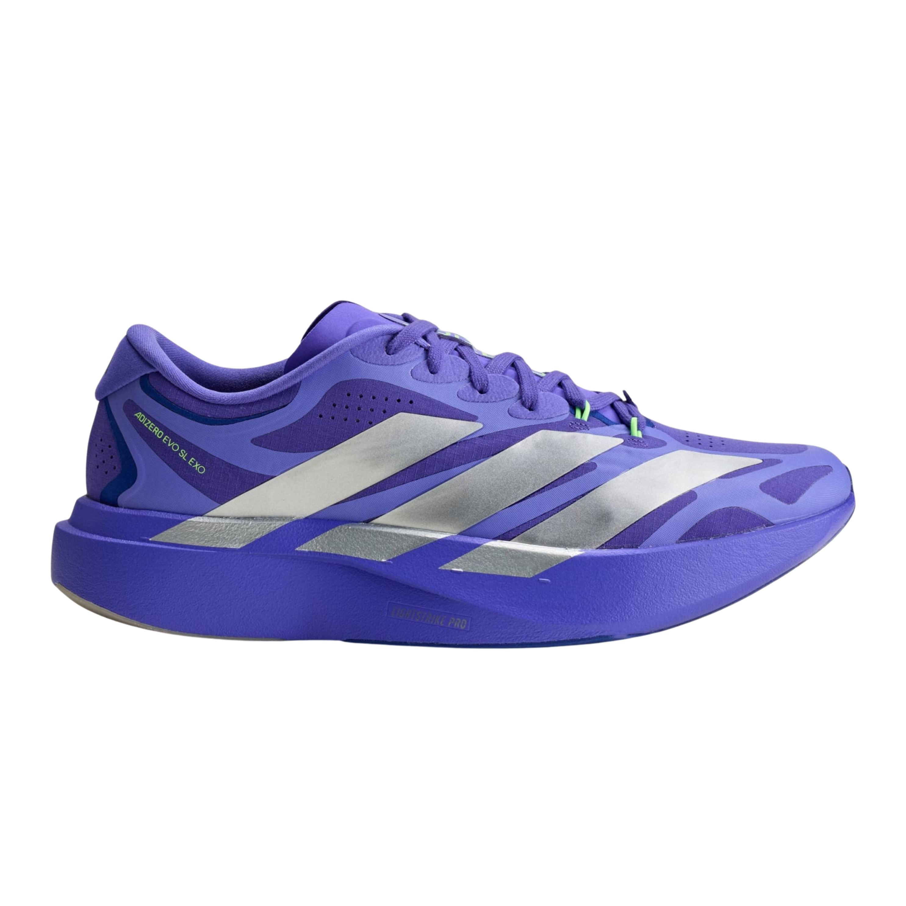 Adidas Men Adizero Evo SL Exo - Solar Purple Silver Metallic