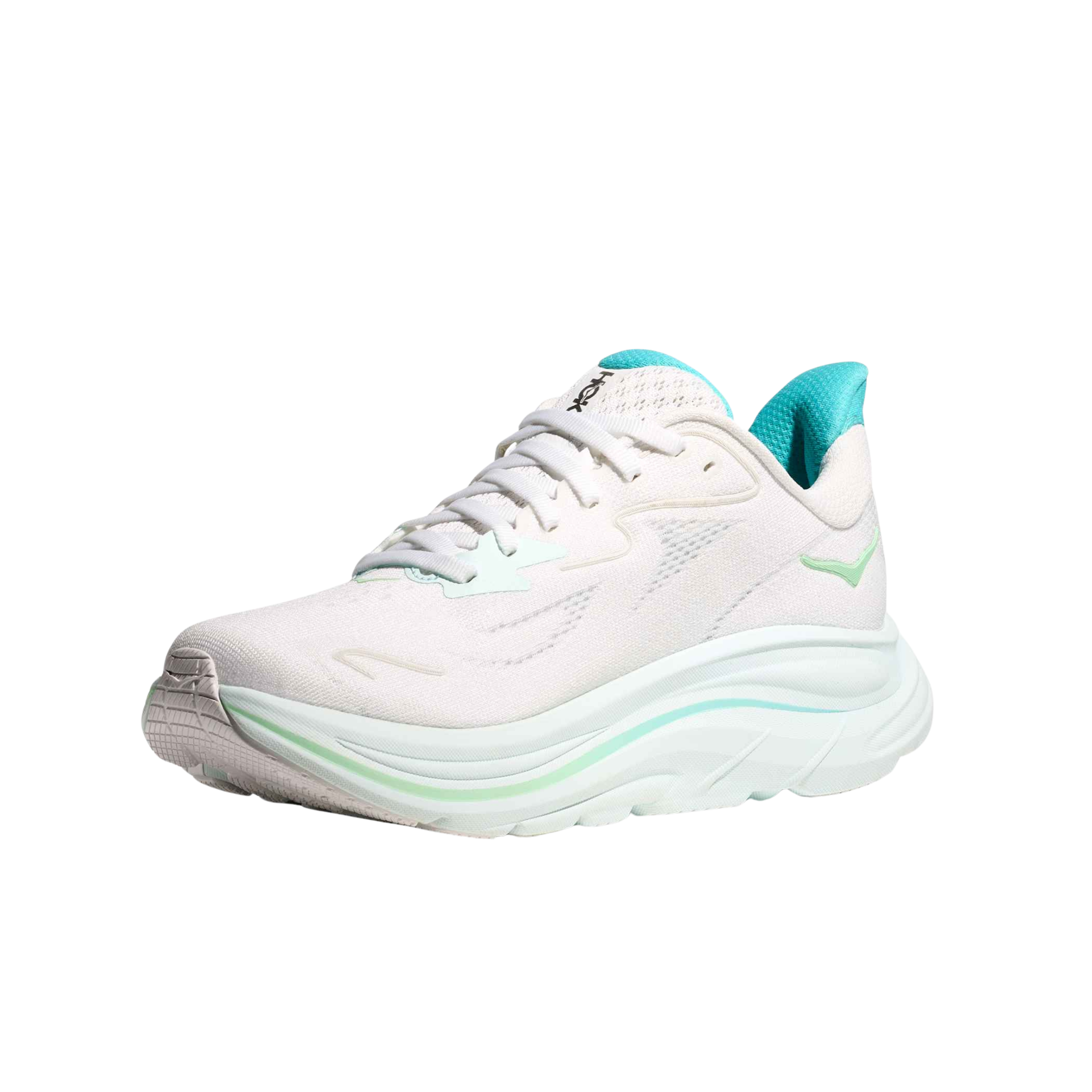 Hoka Women Clifton 10 - White Cielo Blue