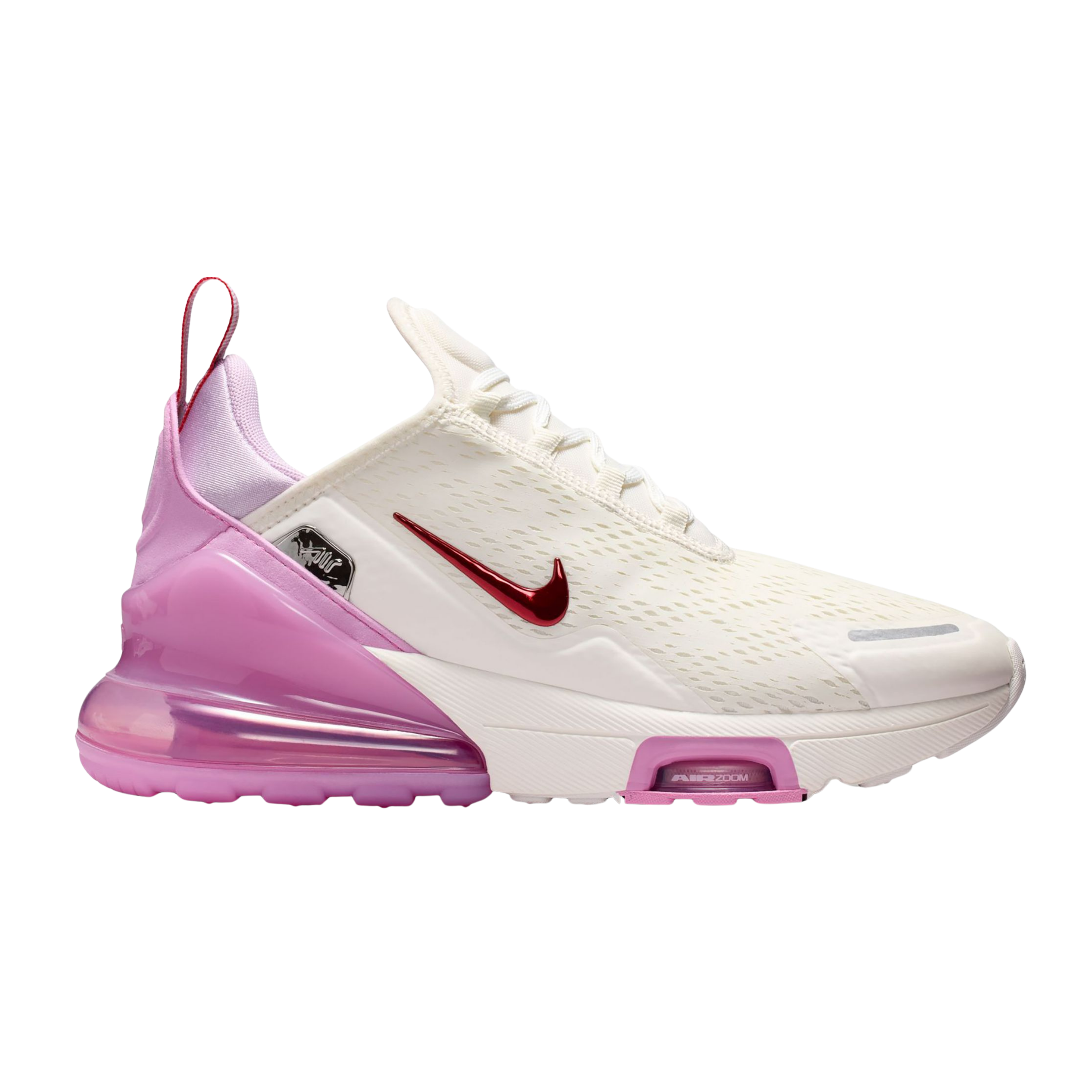 Nike Women's Air Max 270 Premium - Sail Lt Crimson Magenta