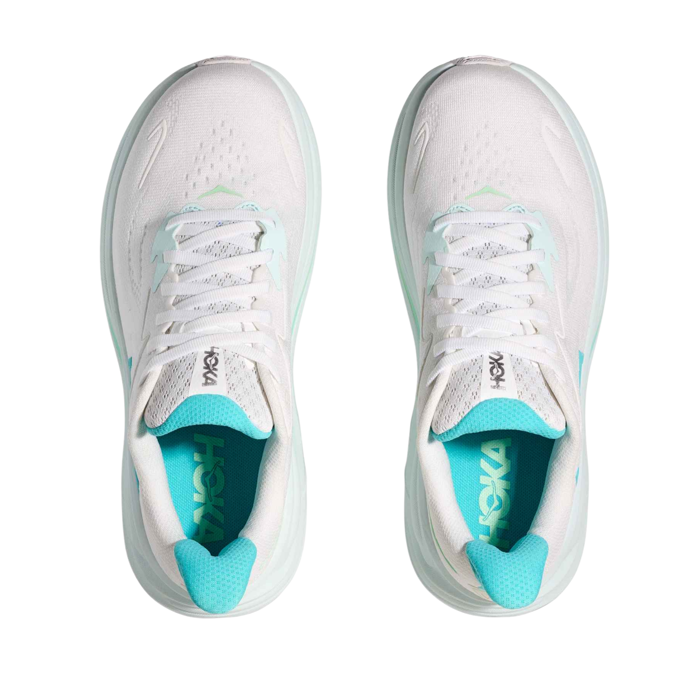 Hoka Women Clifton 10 - White Cielo Blue