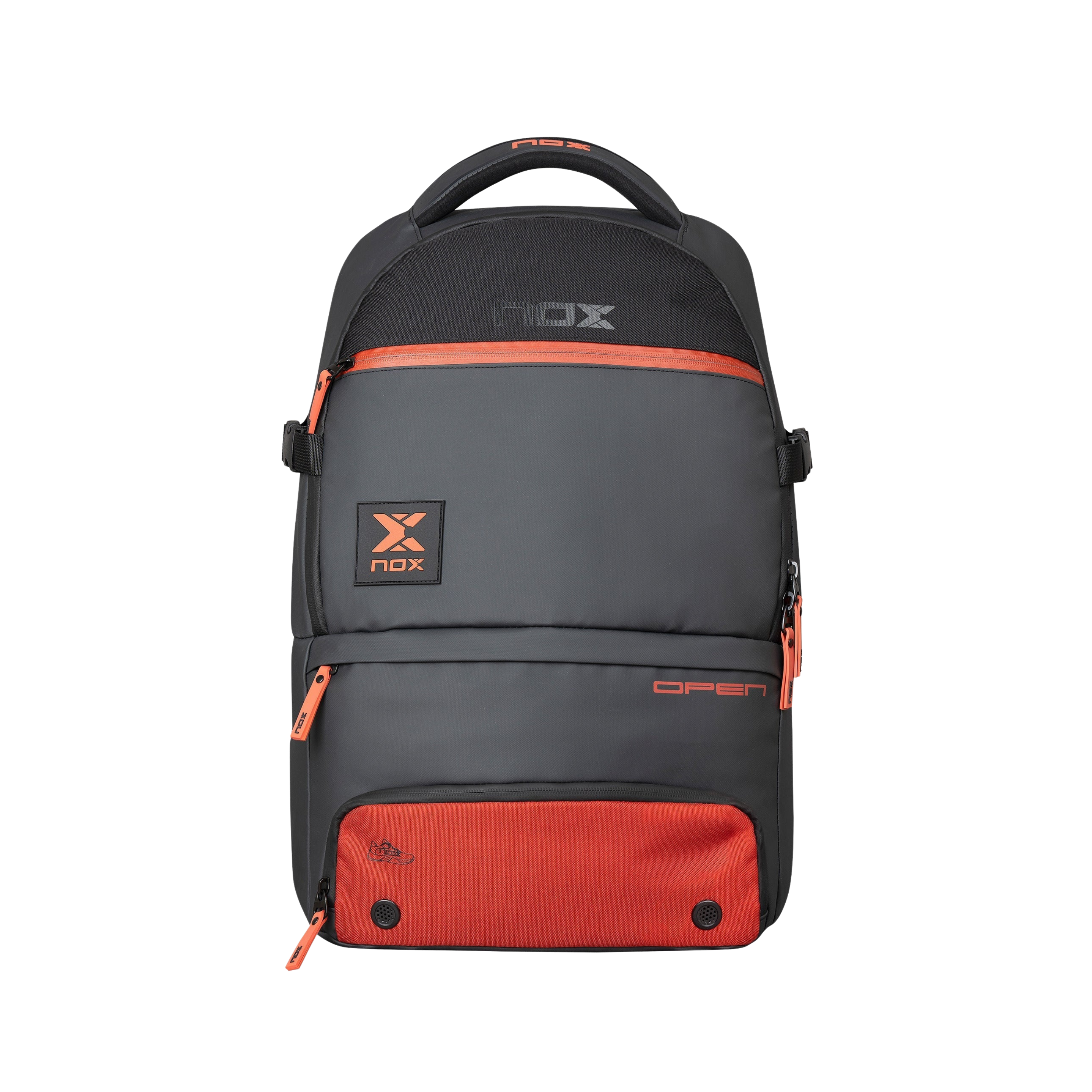 Nox Luxury Open Series Backpack - Black Red