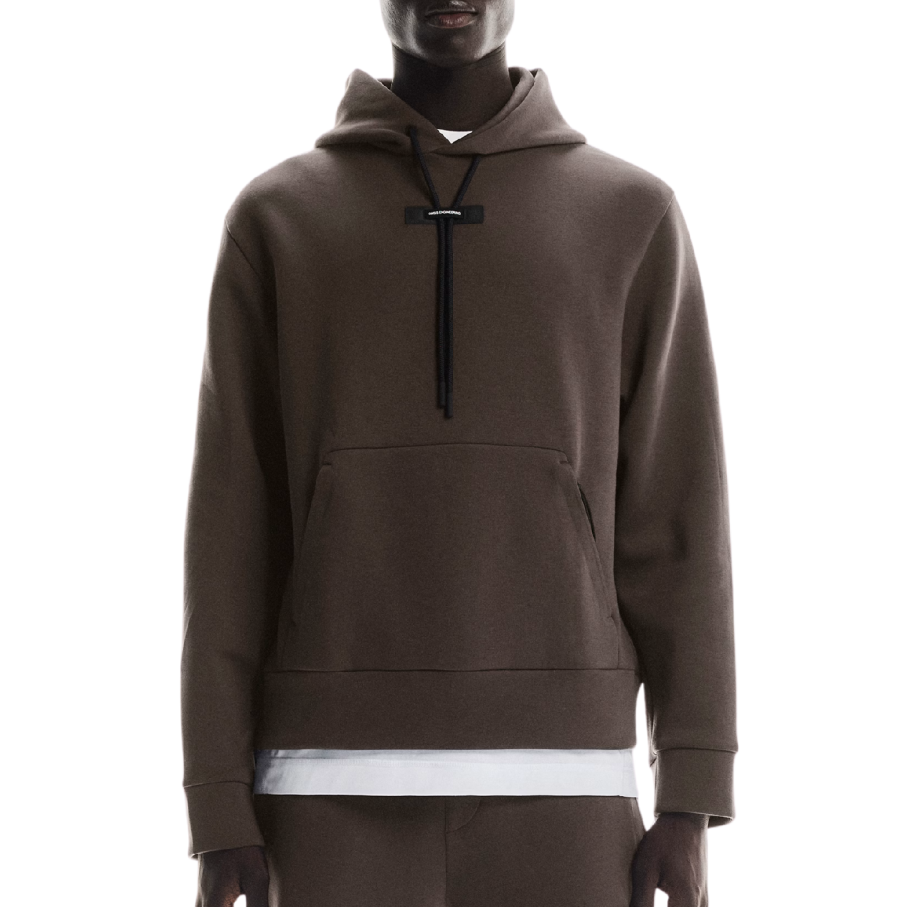 ON Men Focus Tech Hoodie - Pebble