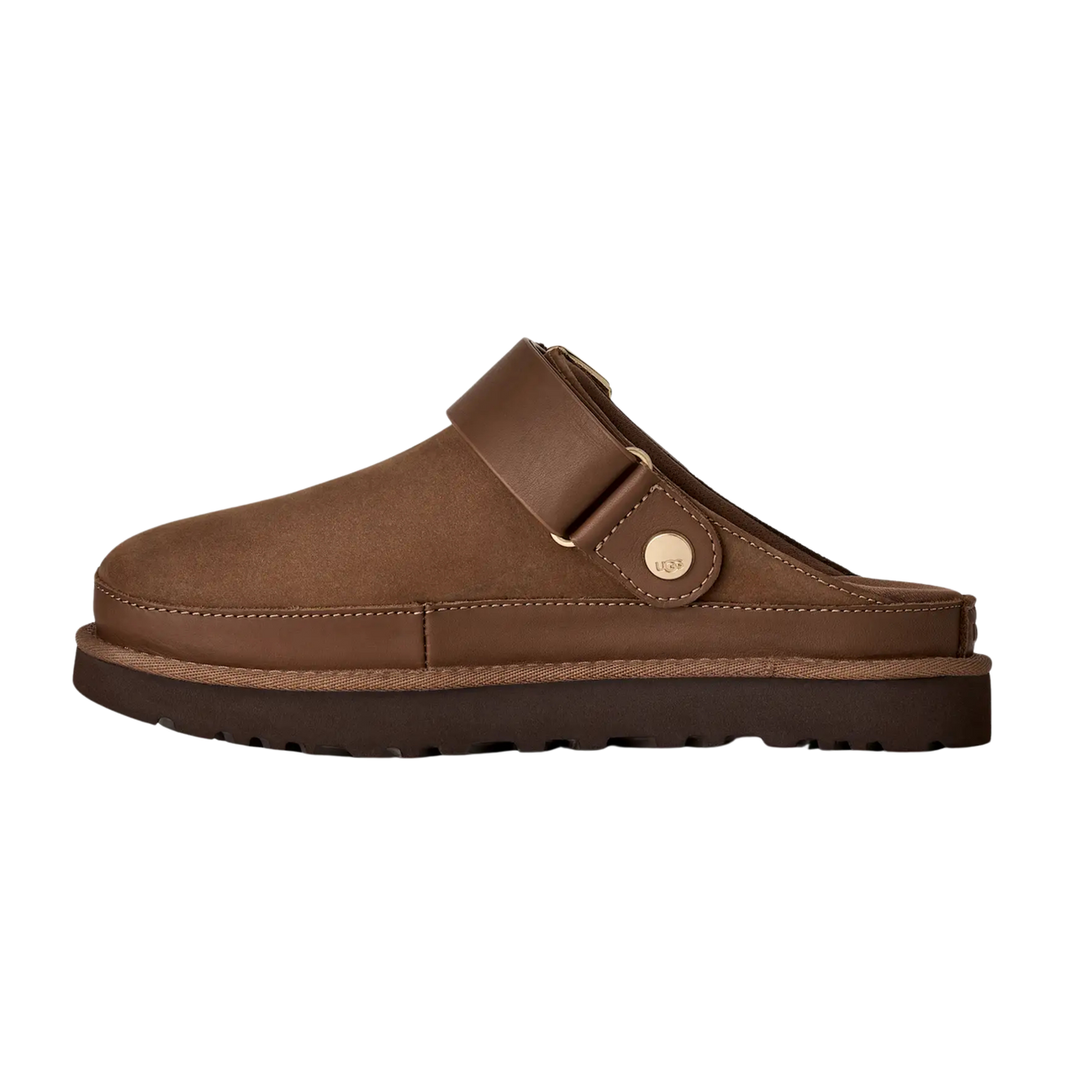 UGG Women Goldenstar Villa Clog - Dark Chestnut