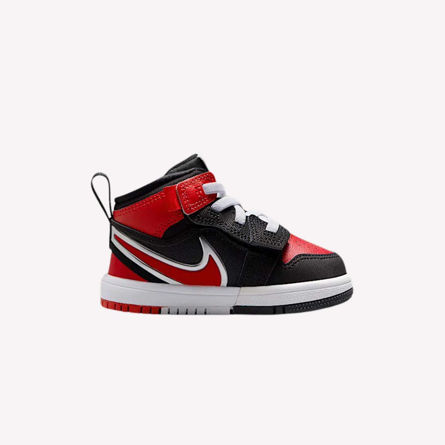 Nike Boys Toddler Jordan 1 Mid RM EasyOn - Black Red