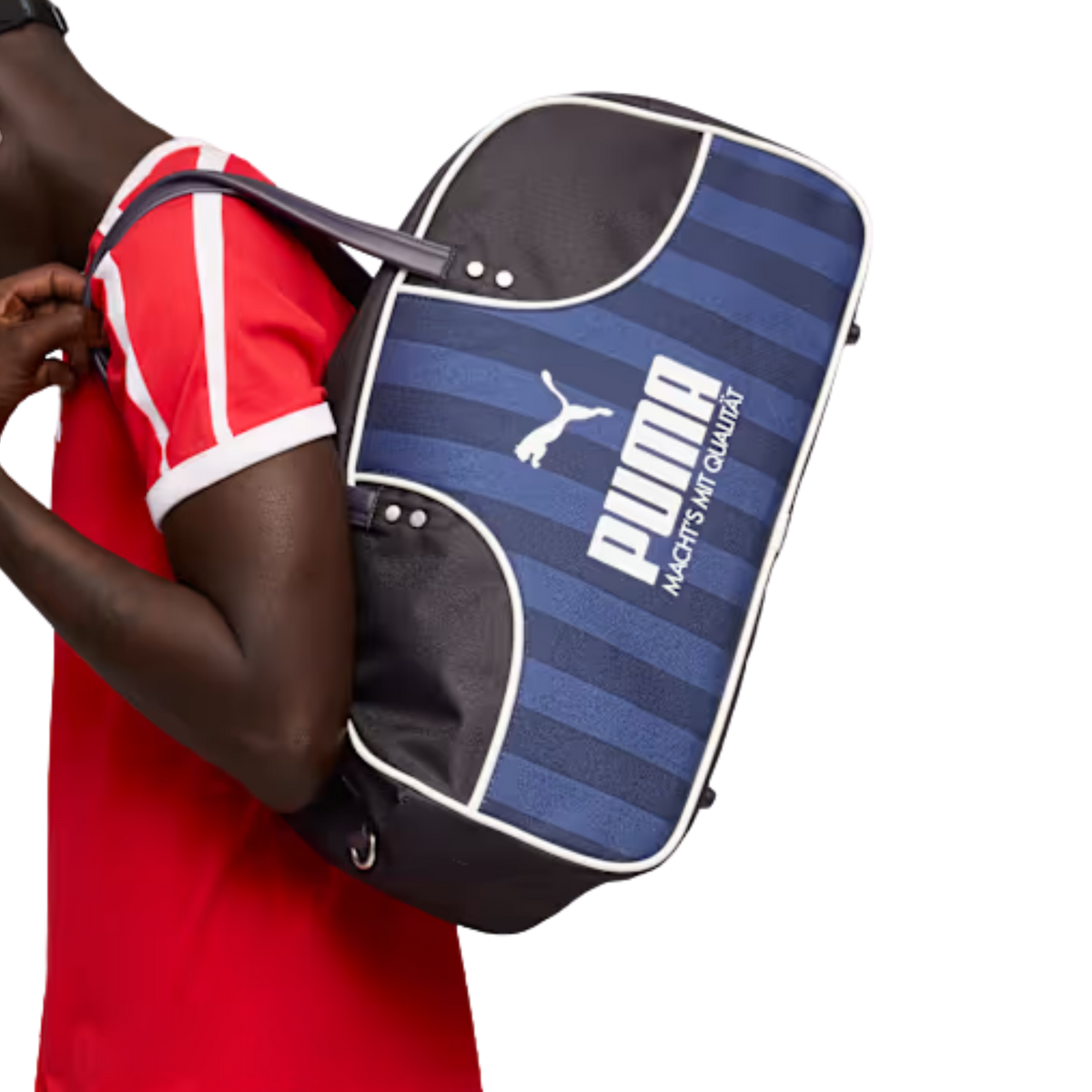 Puma Men 1976 Soccer Pitch 30L Grip Bag - New Navy White
