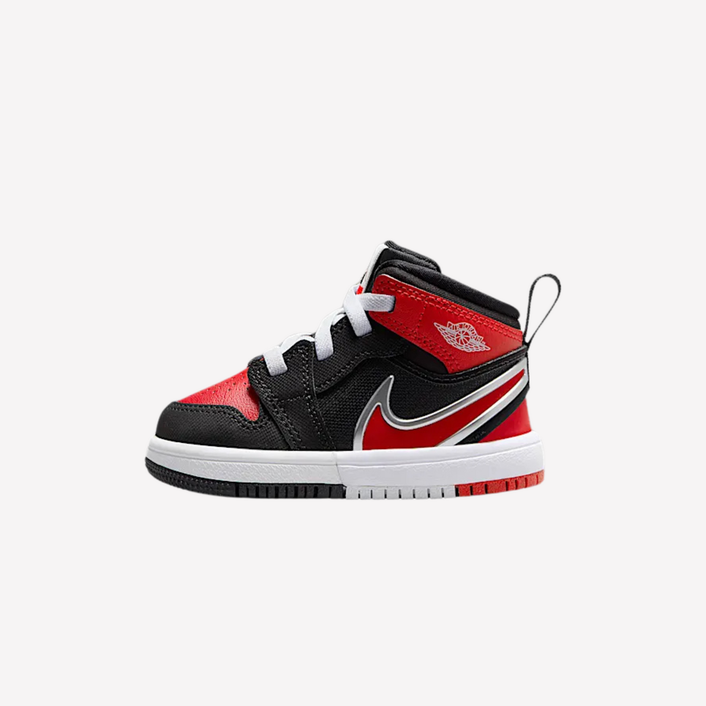Nike Boys Toddler Jordan 1 Mid RM EasyOn - Black Red