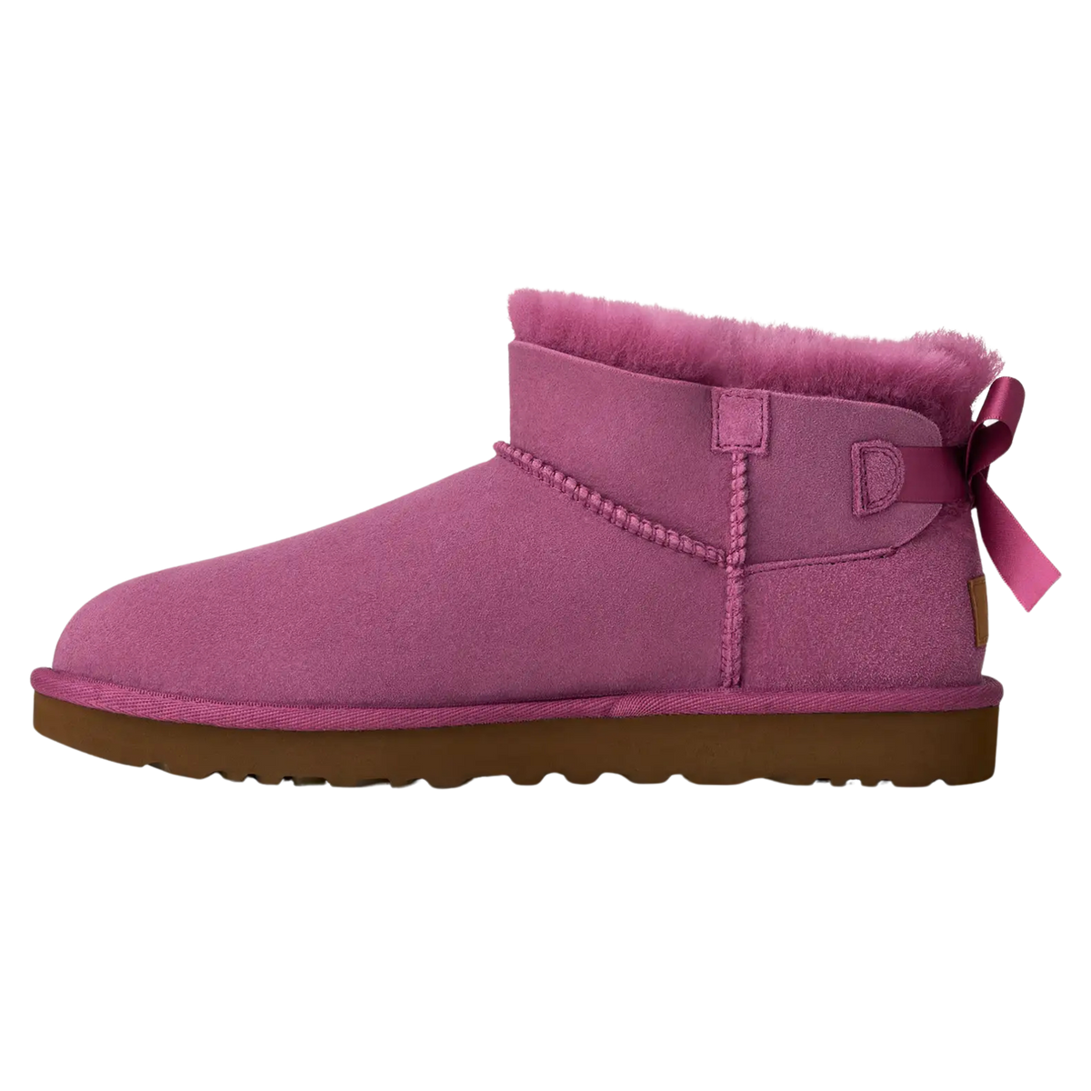 UGG Women Ultra Mini Bailey Bow - Dark Winterberry