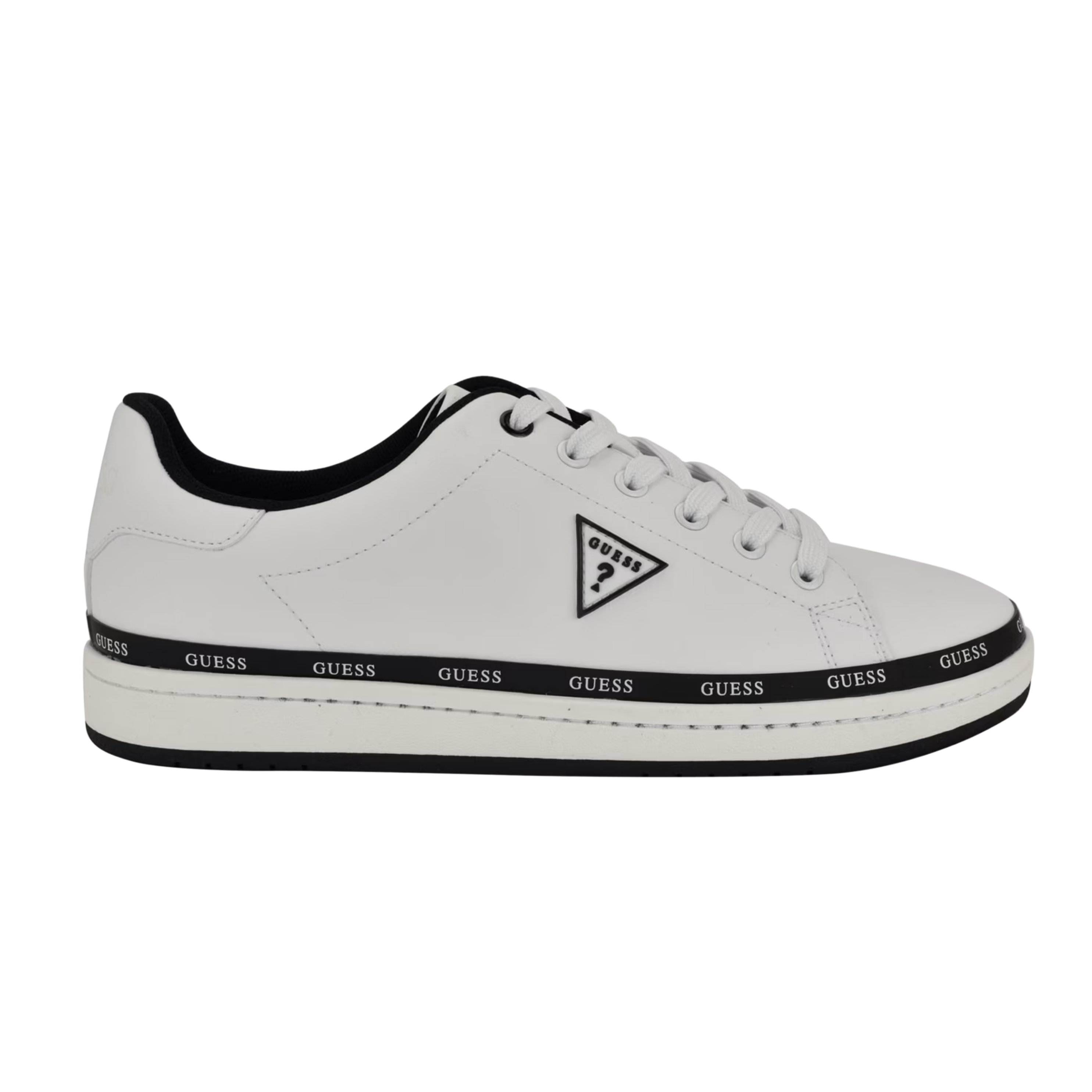 Guess Men Lovis Logo Low-Top - White