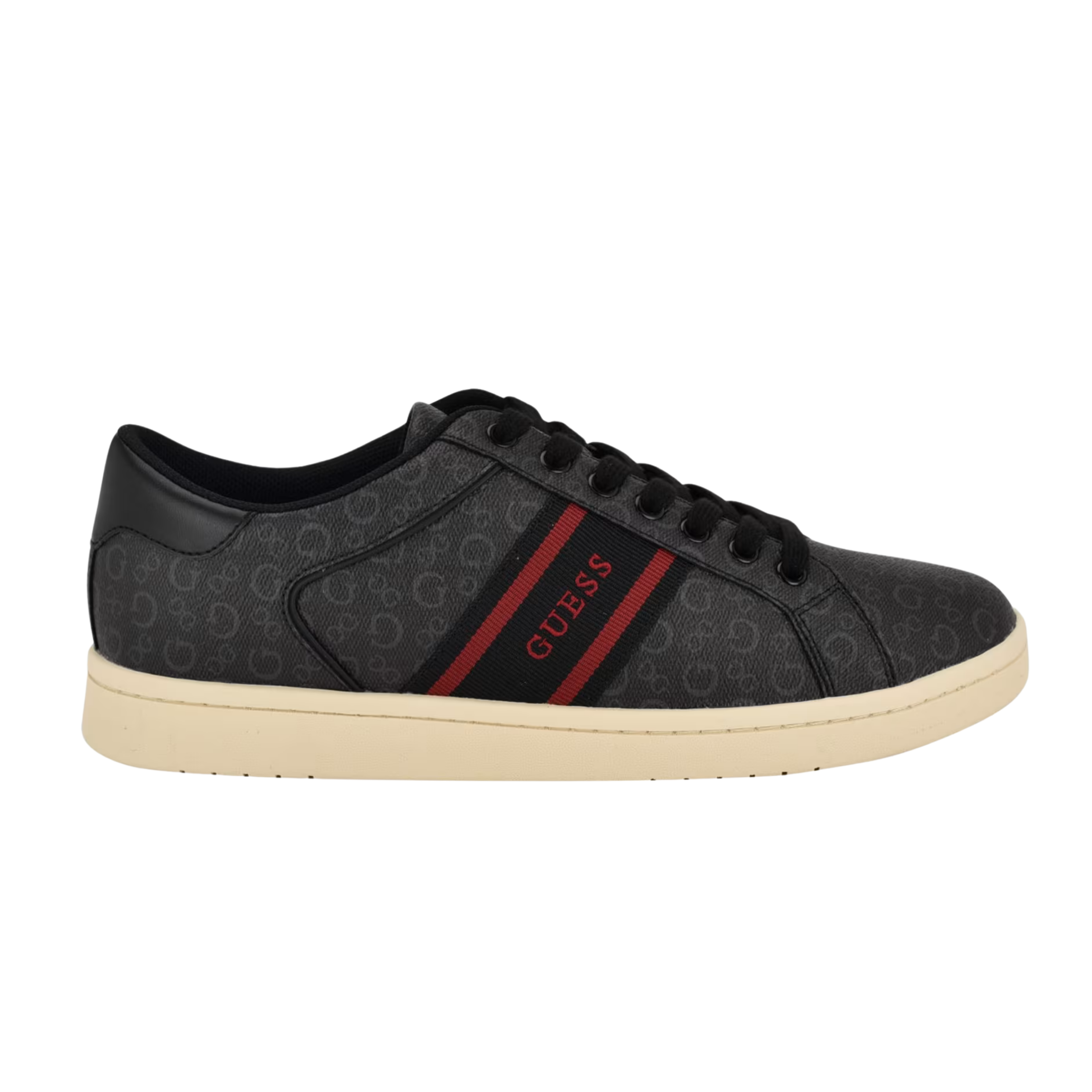Guess Men Locey Striped Low-Top - Black