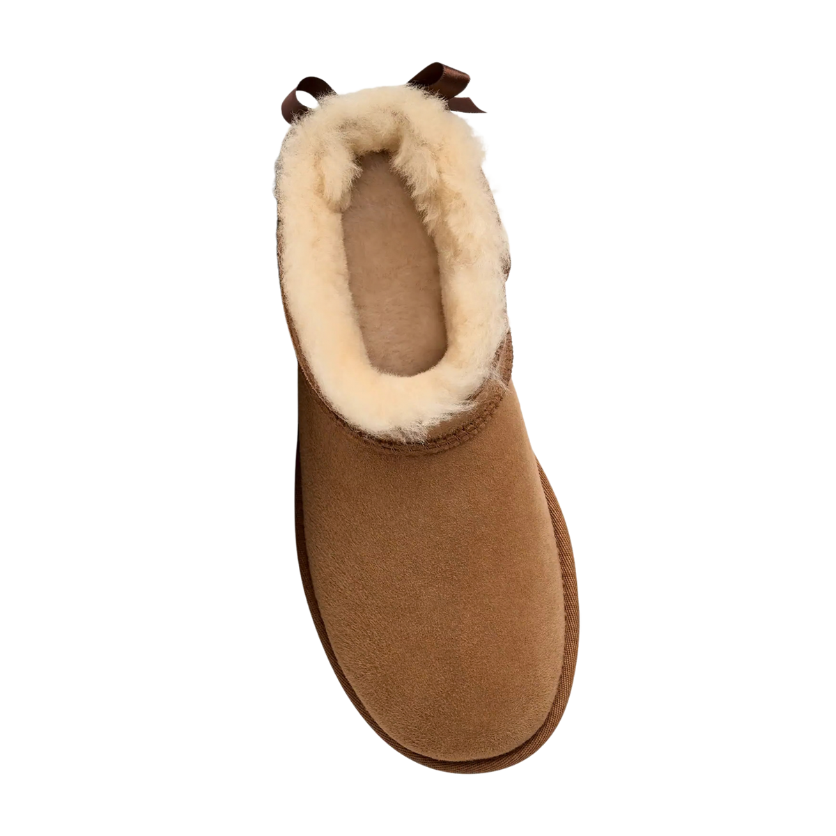 UGG Women Ultra Mini Bailey Bow - Chestnut