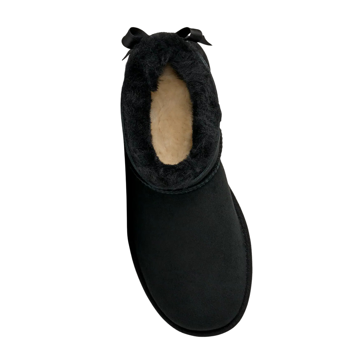 UGG Women Ultra Mini Bailey Bow - Black