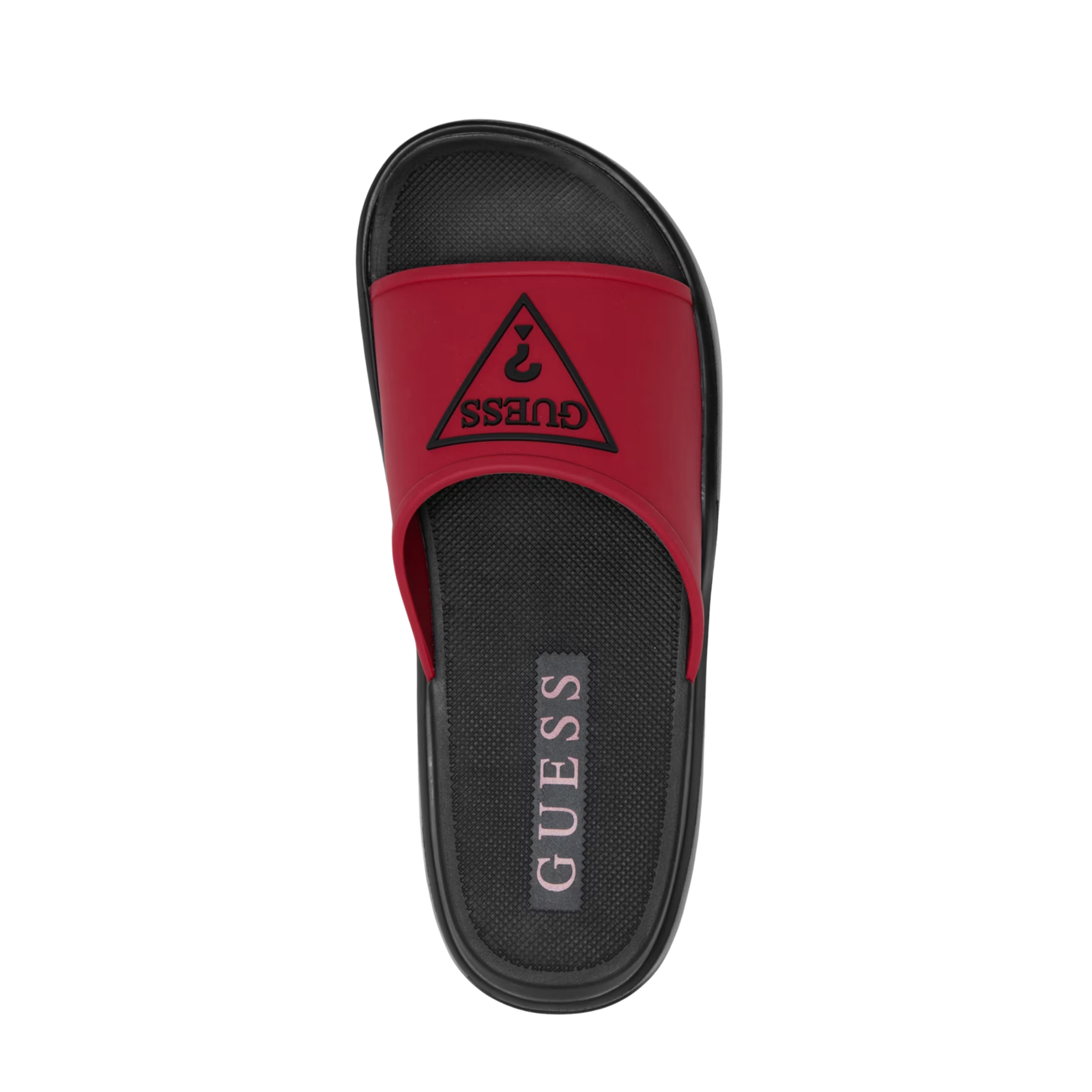 Guess Men Marith Pool Slides - Red
