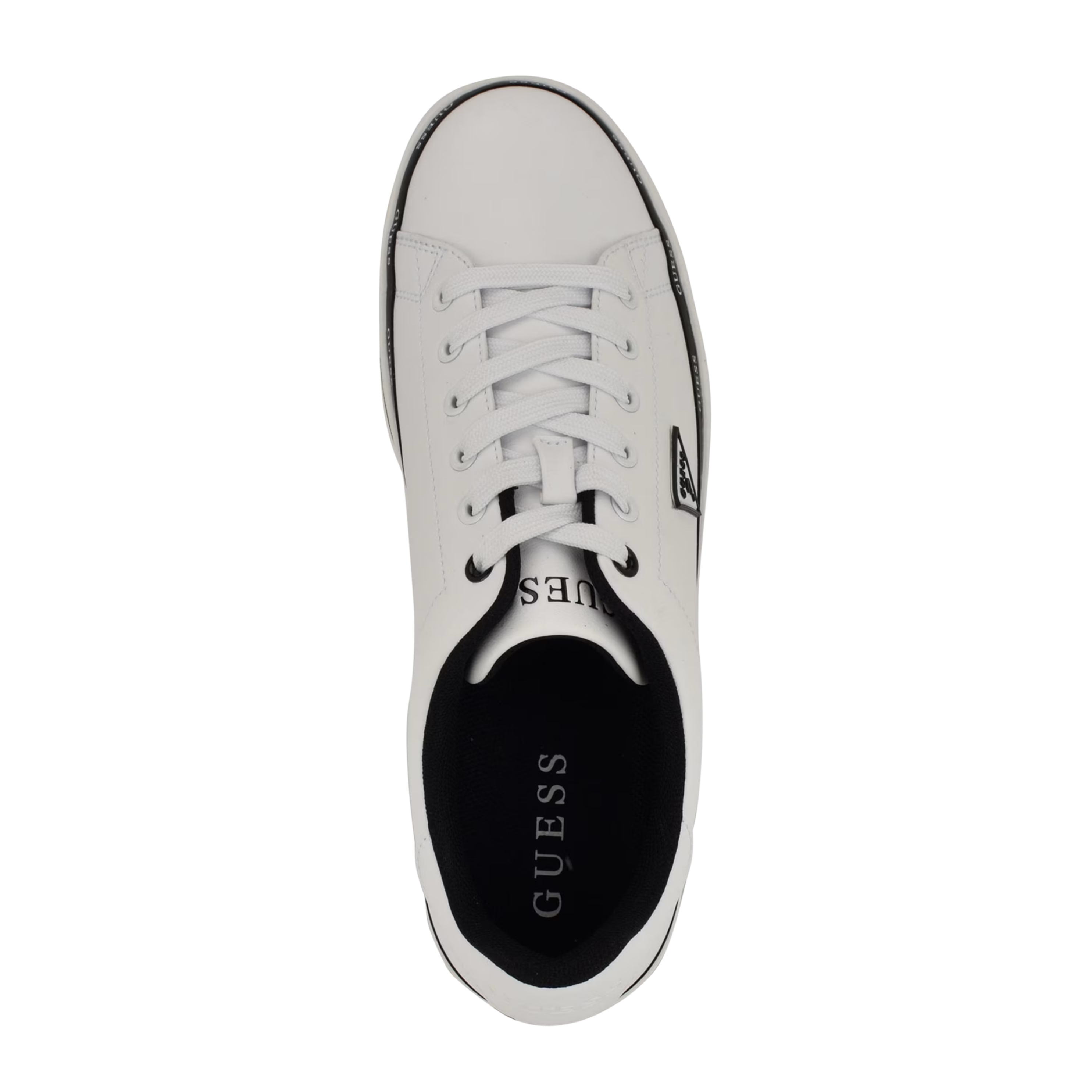 Guess Men Lovis Logo Low-Top - White