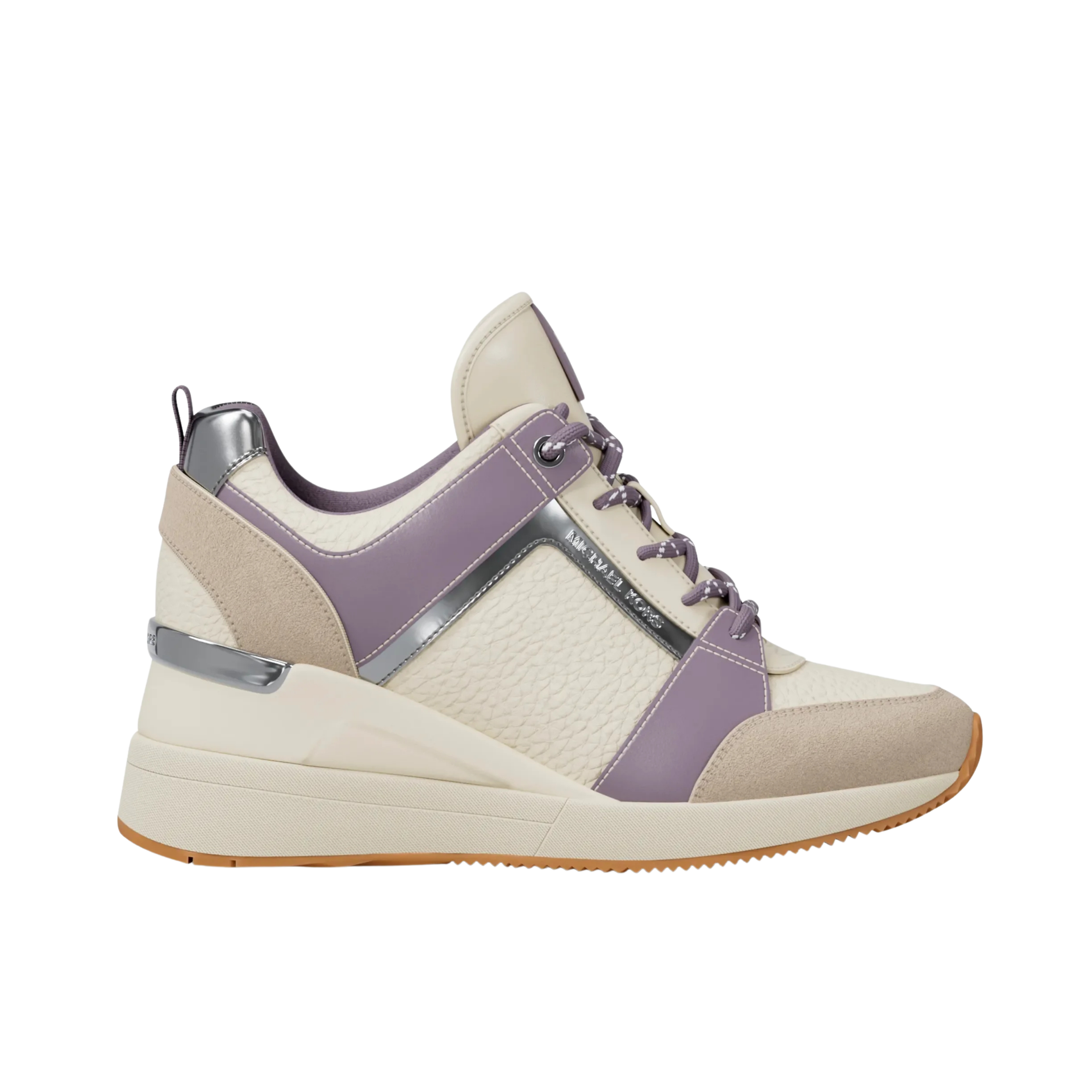 Michael Kors Women Georgie Mixed Media Trainer - Lilac