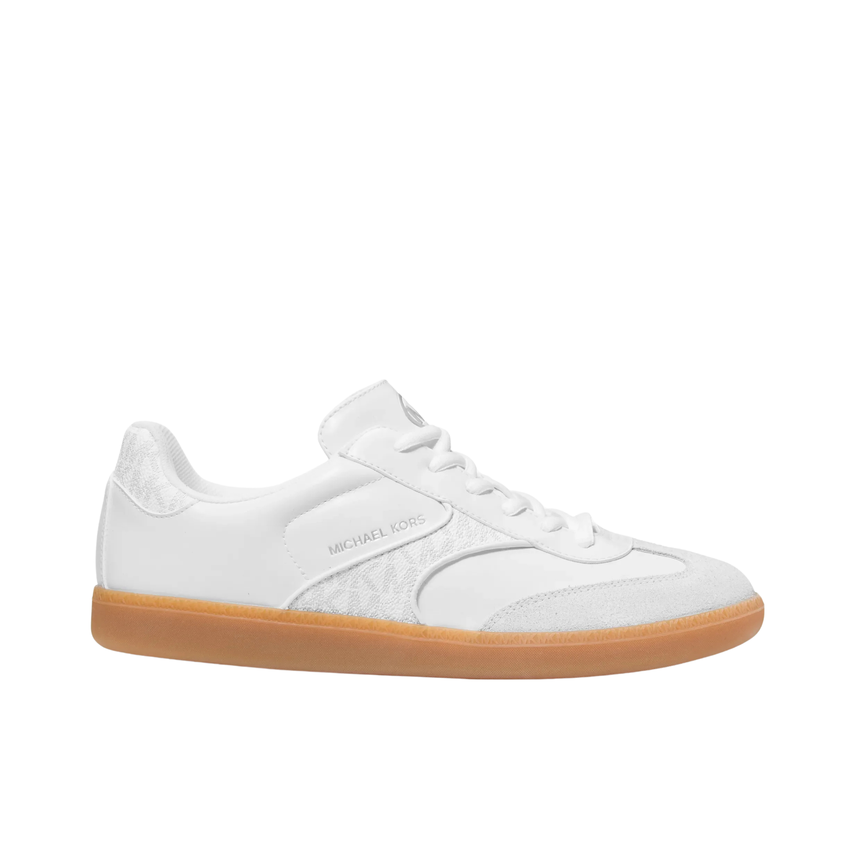 Michael Kors Men Benny Mixed Media Sneaker - Optic White