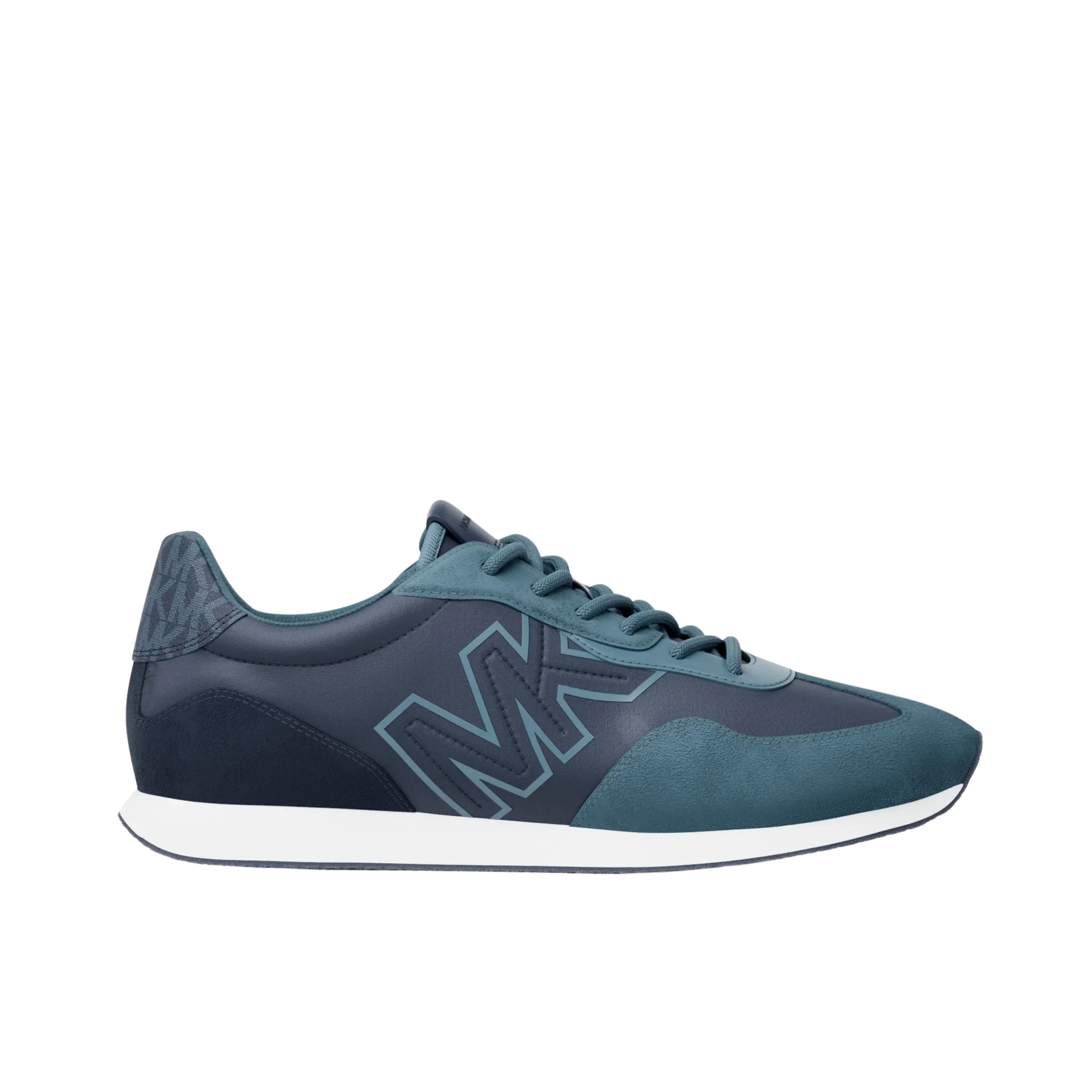 Michael Kors Men Essex Mixed Media Trainer - Cornflower