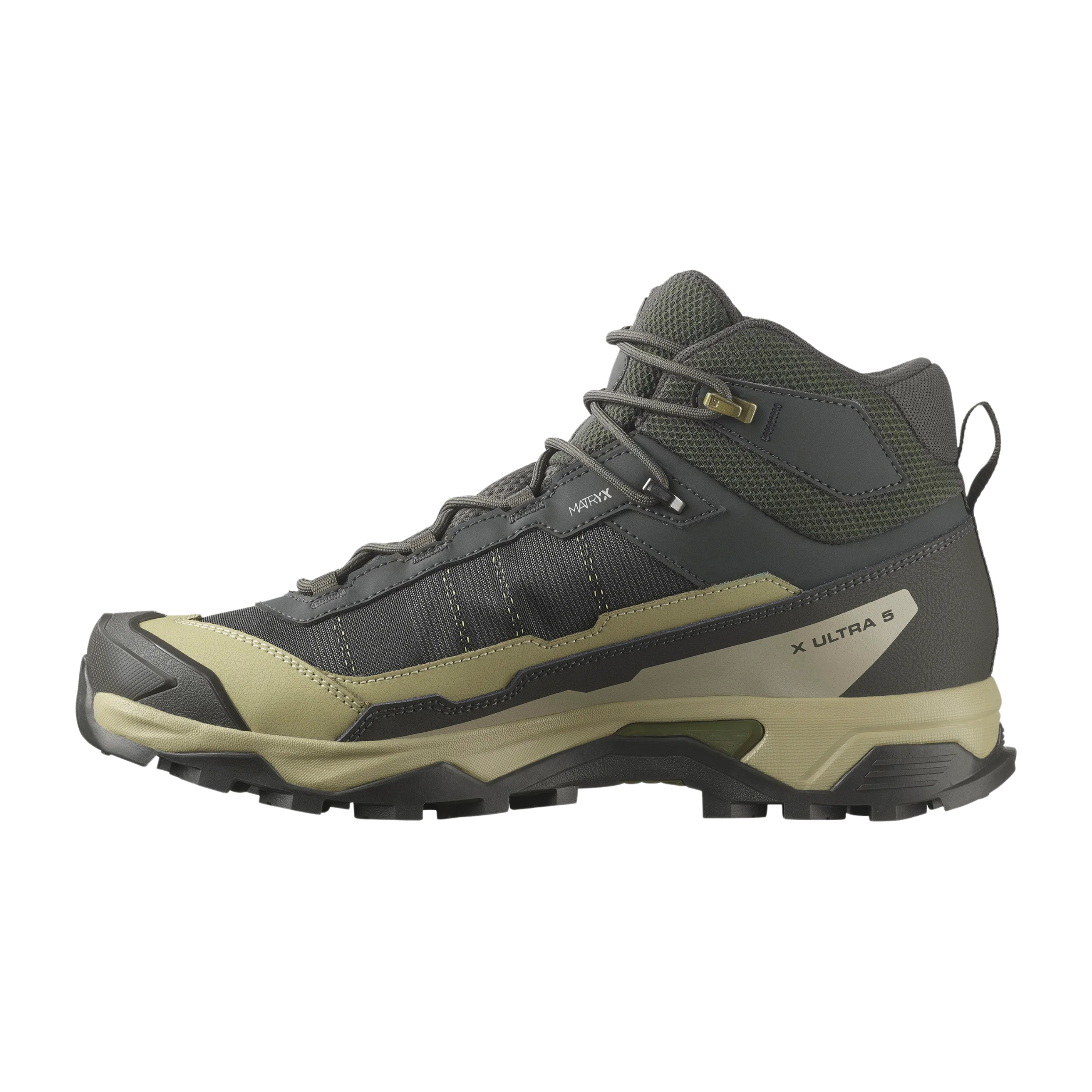Salomon Men X Ultra 5 Mid Gore-Tex - Peat Gray Green