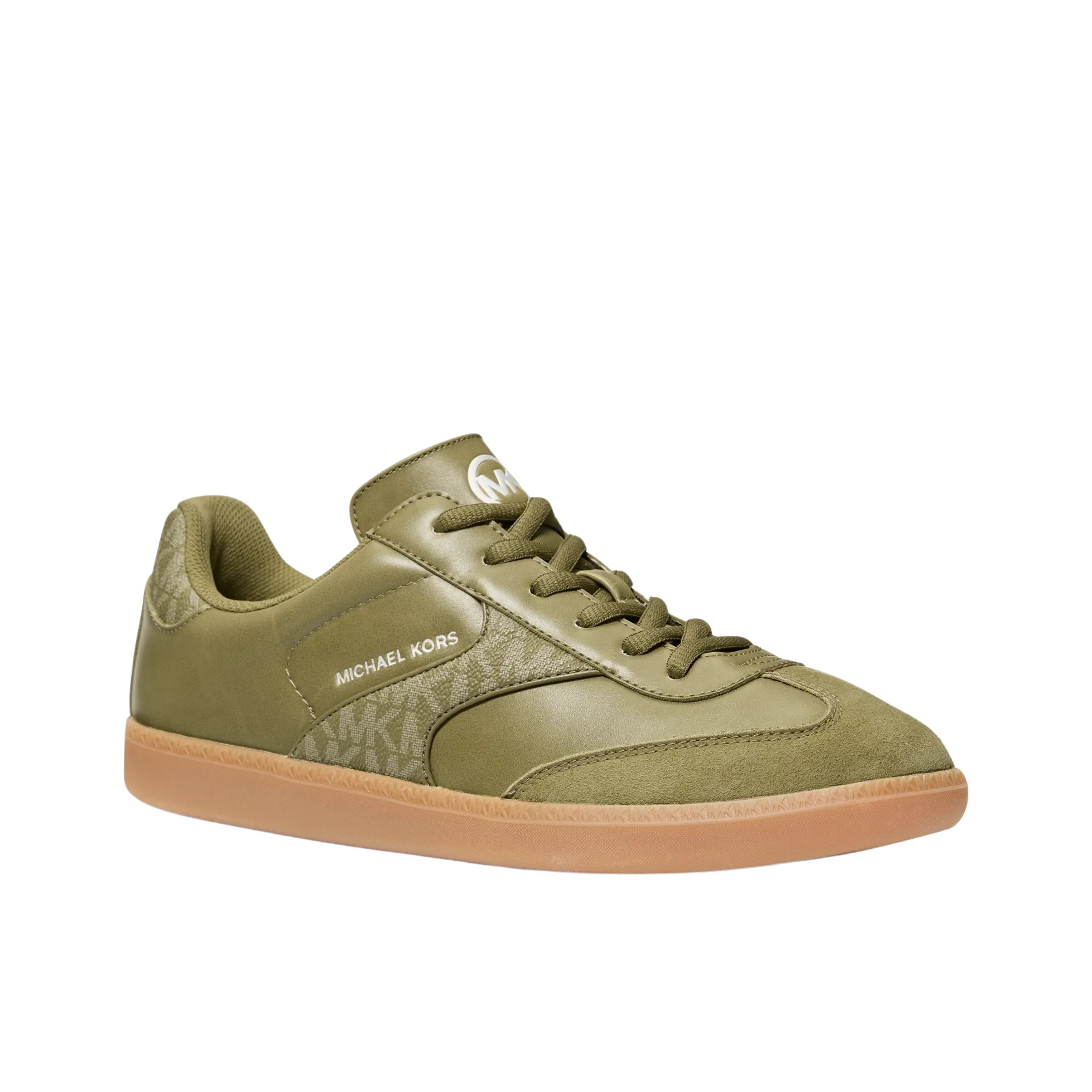Michael Kors Men Benny Mixed Media Sneaker - Oregano