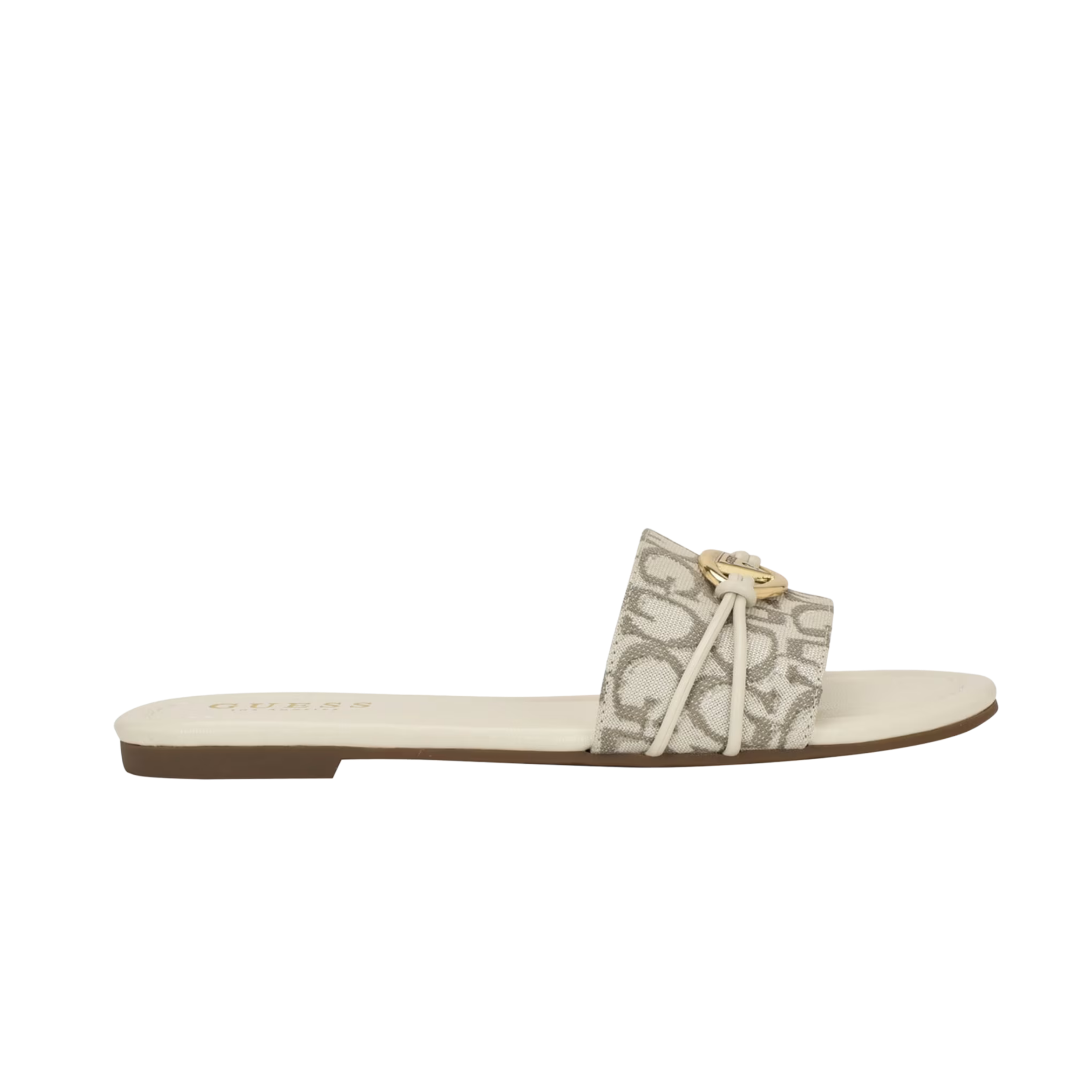 Guess Women Lynzy Logo Beach Slides - Grey