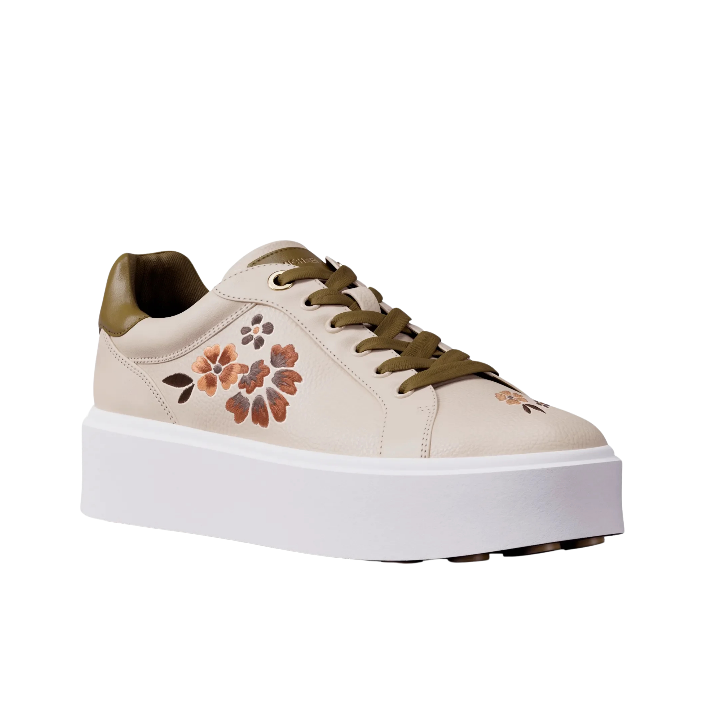 Michael Kors Women Romey Embellished Platform Sneaker - Cream Multi