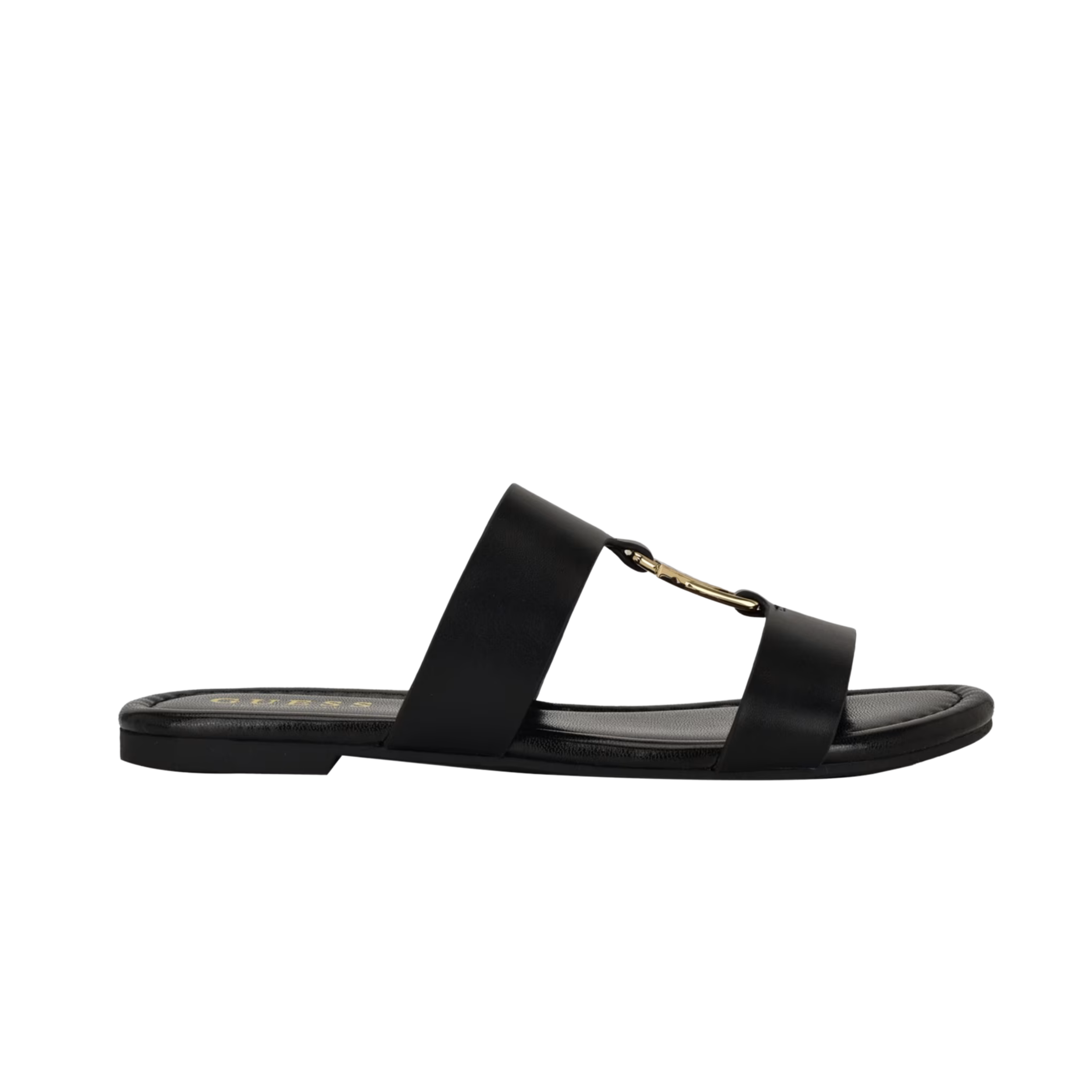Guess Women Frinn Double Band Slide Sandals - Black