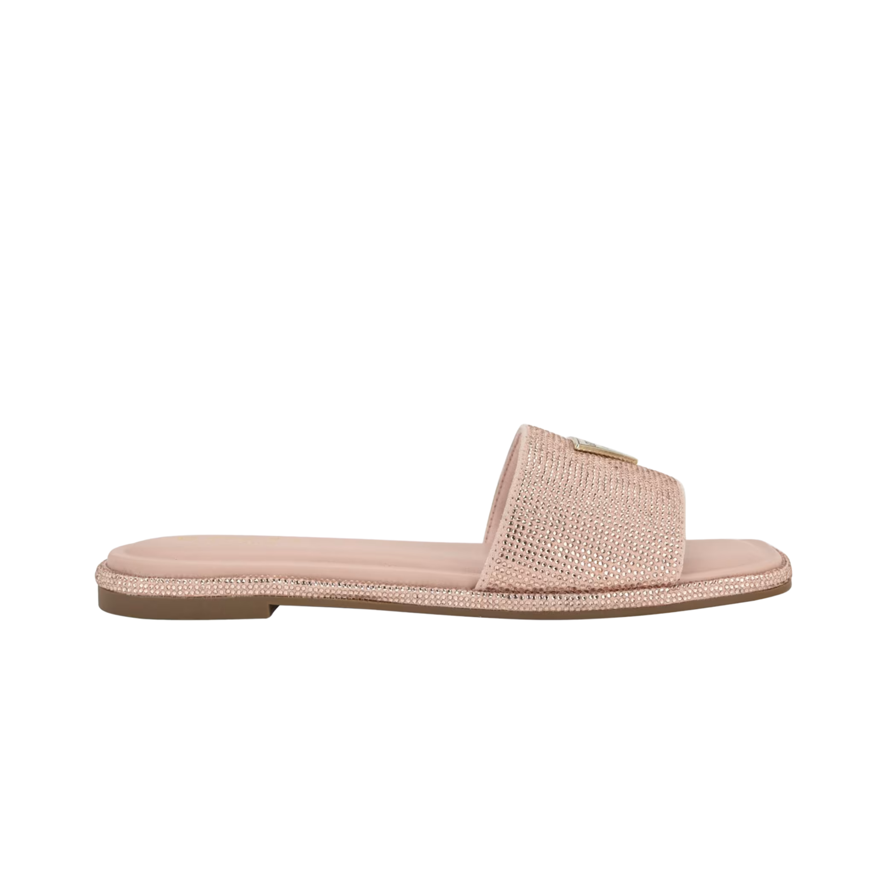 Guess Women Tahleas Rhinestone Sandals - Pink