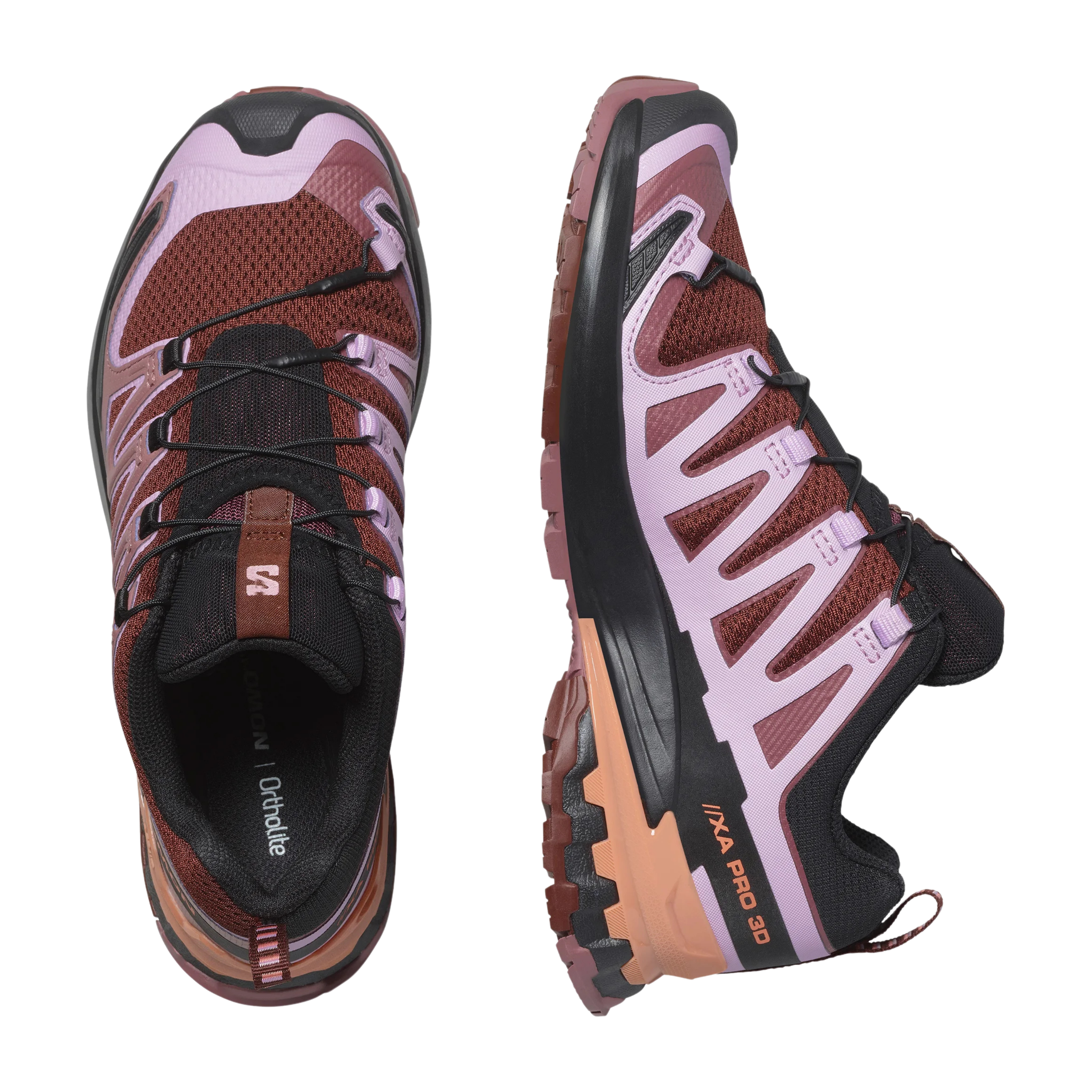 Salomon Women Xa Pro 3d V9 - Rum Raisin Orchid Bouquet