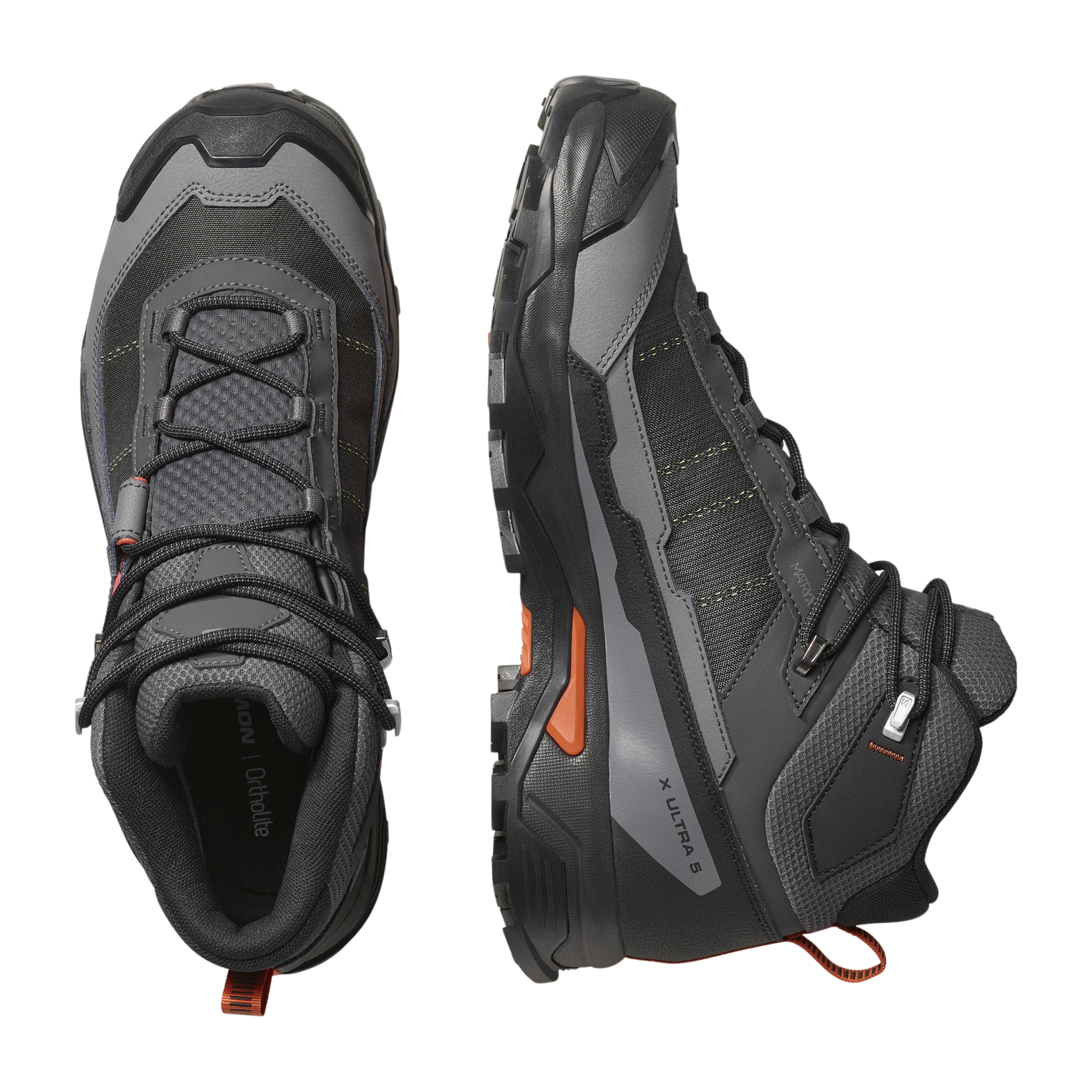 Salomon Men X Ultra 5 Mid Gore-Tex - Asphalt Castlerock