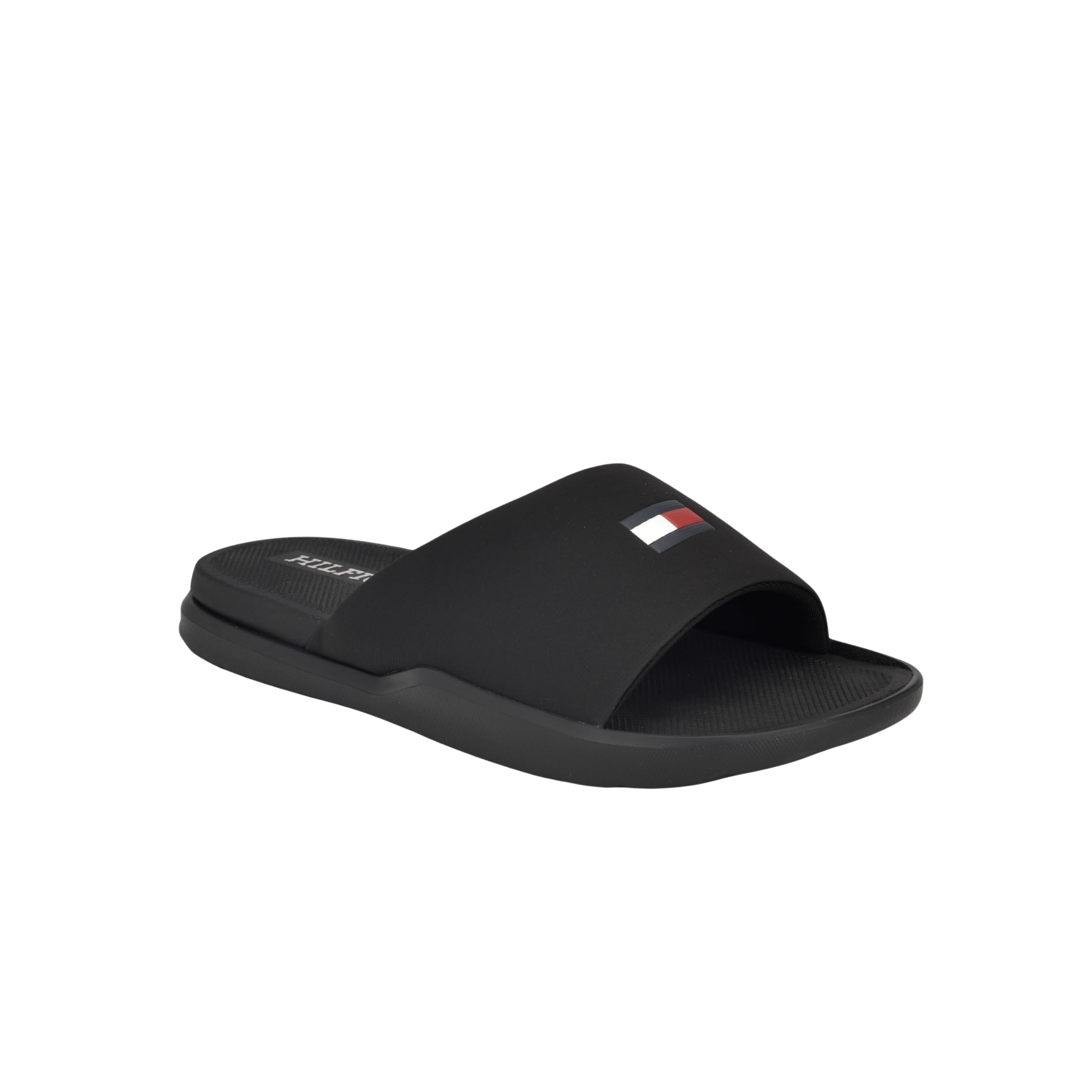 Tommy Hilfiger Men Marmo Slide Sandals - Black