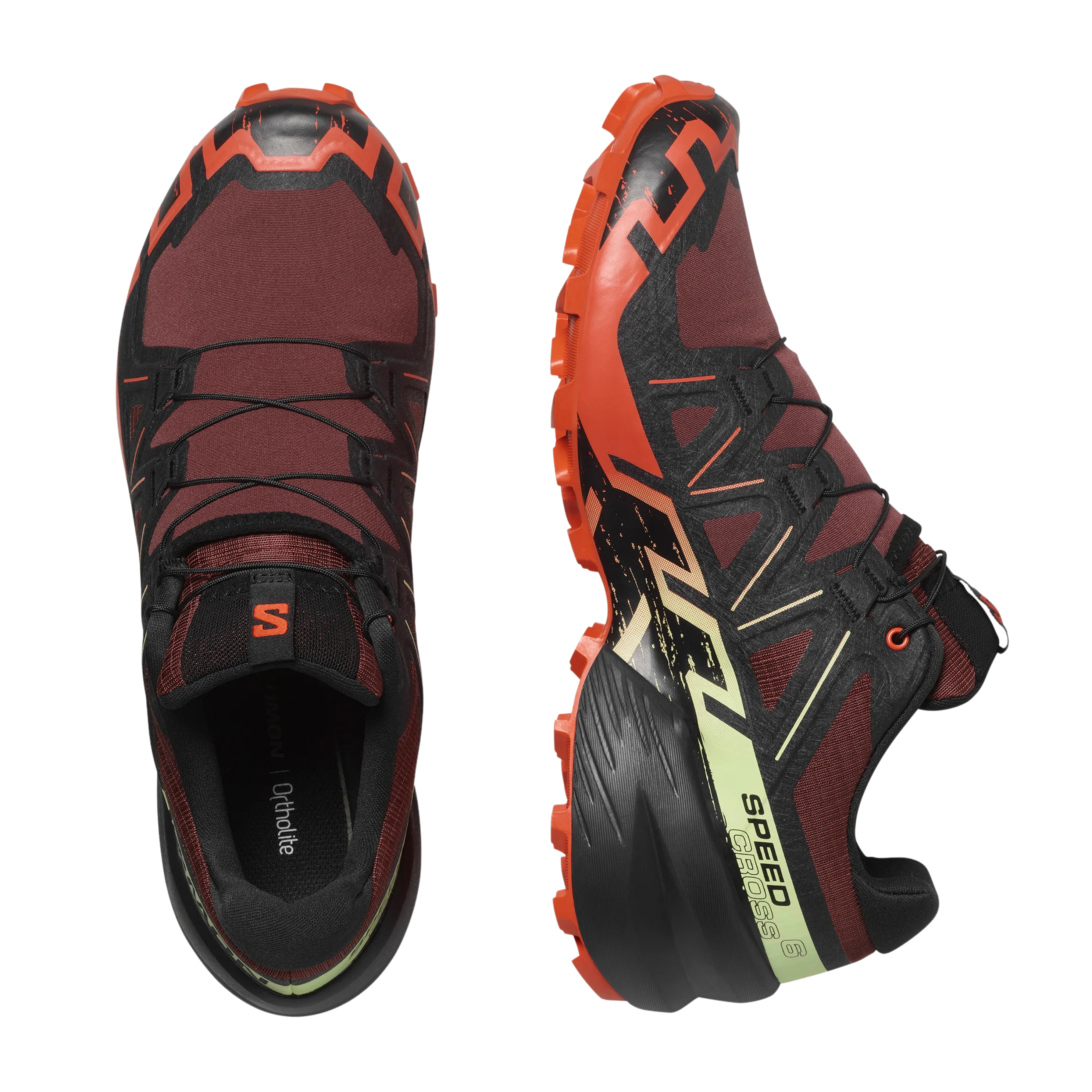 Salomon Men Speedcross 6 - Rum Raisin Cherry Tomato