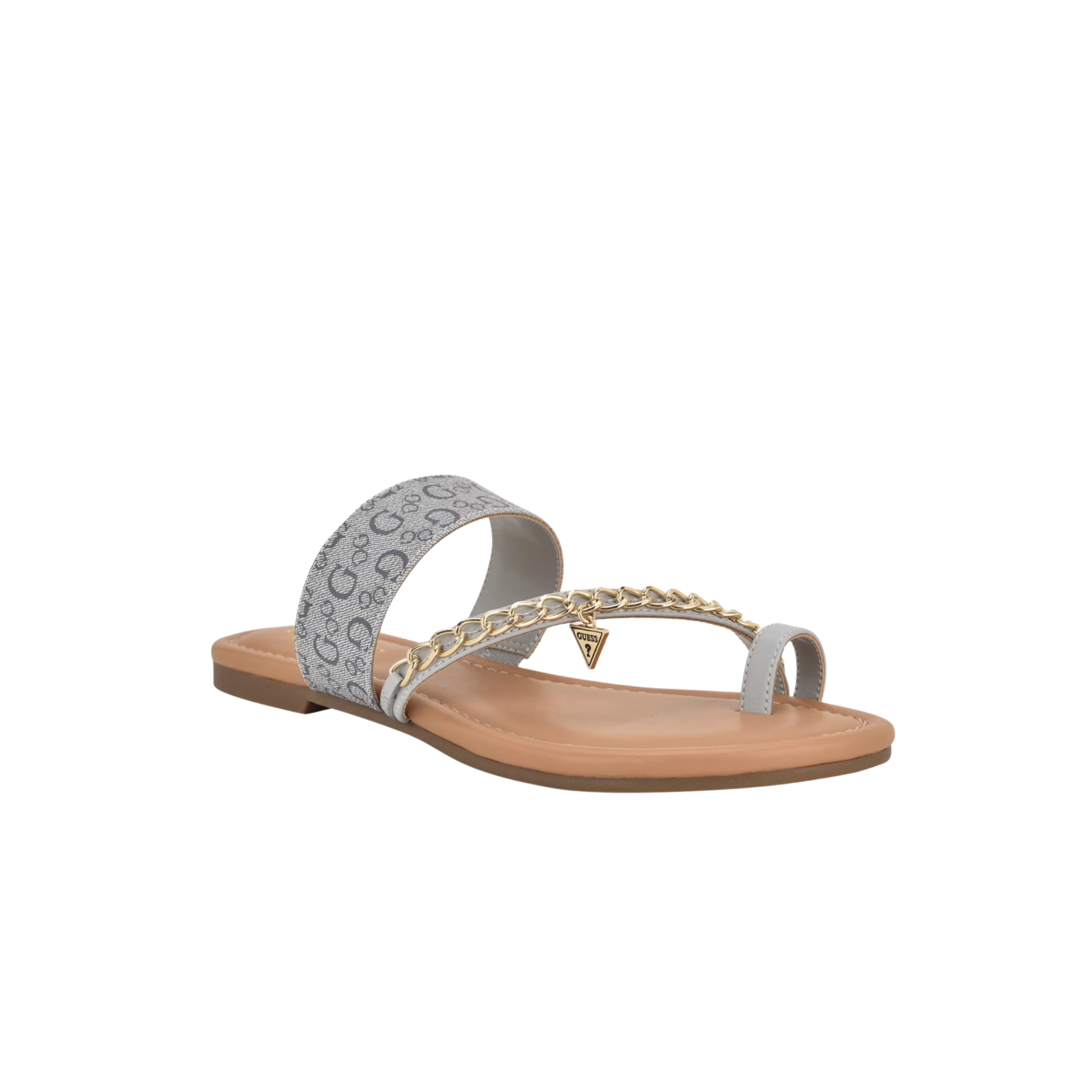 Guess Women Levvia Chain Sandals - Blue