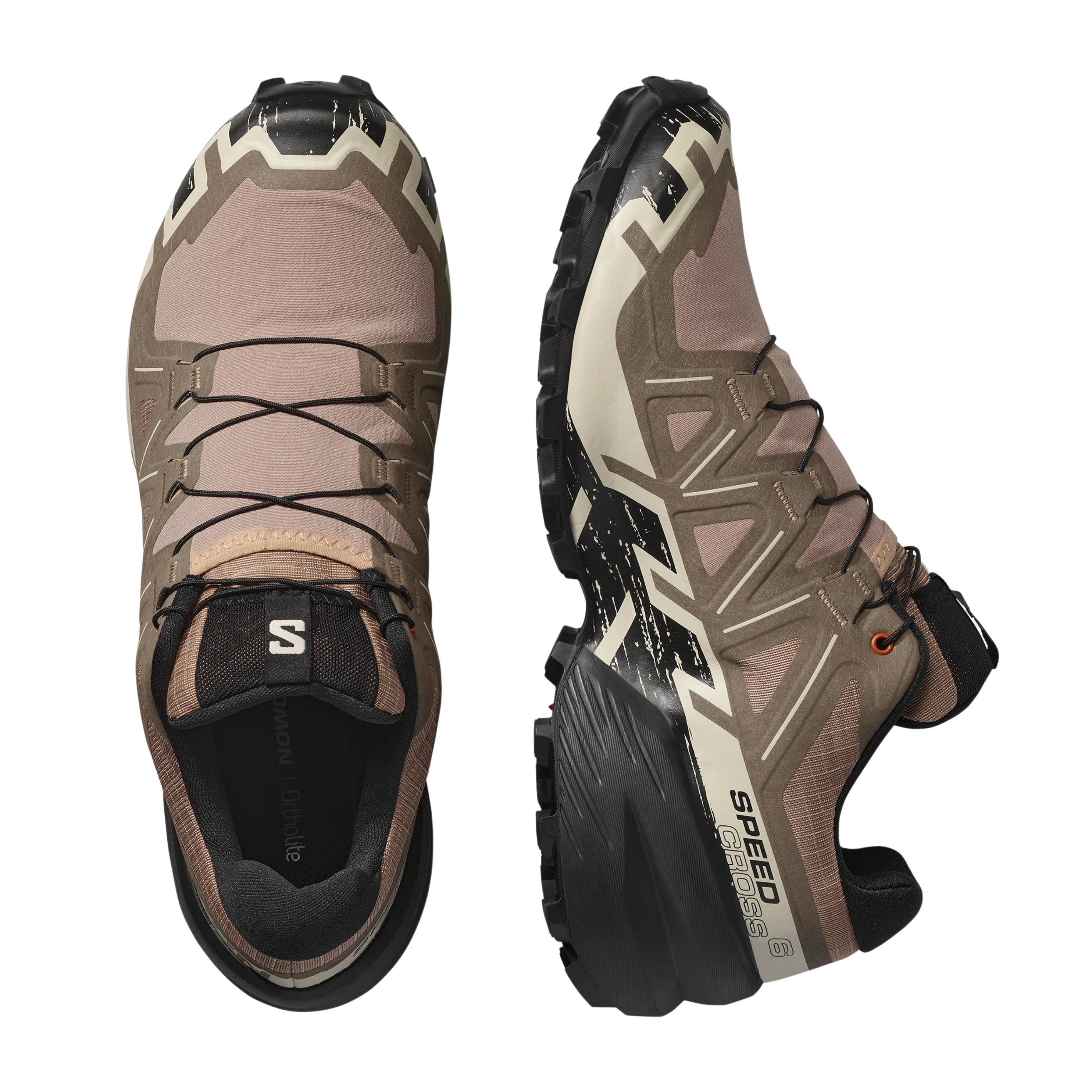 Salomon Men Speedcross 6 - Black Almond Milk
