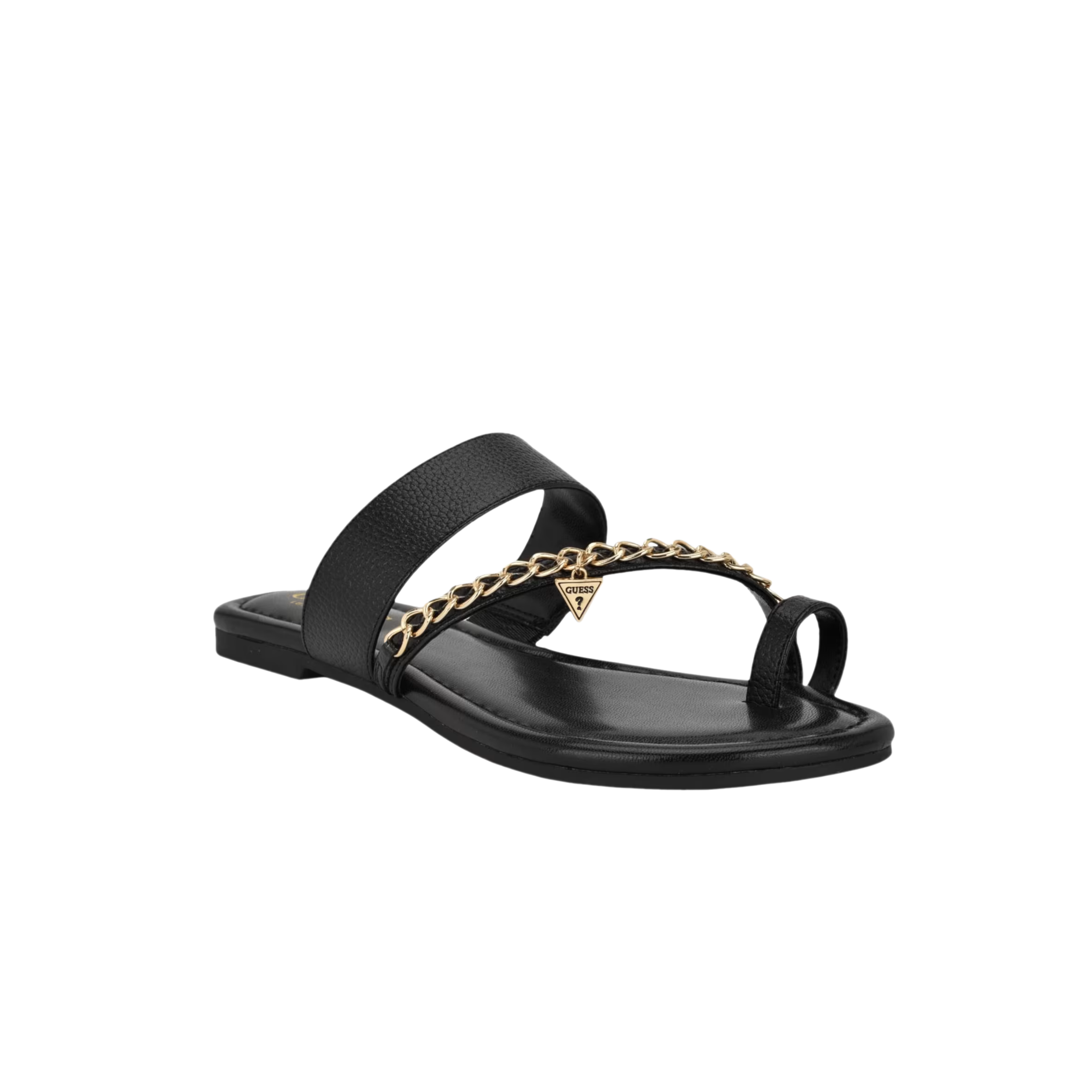 Guess Women Levvia Chain Sandals - Black