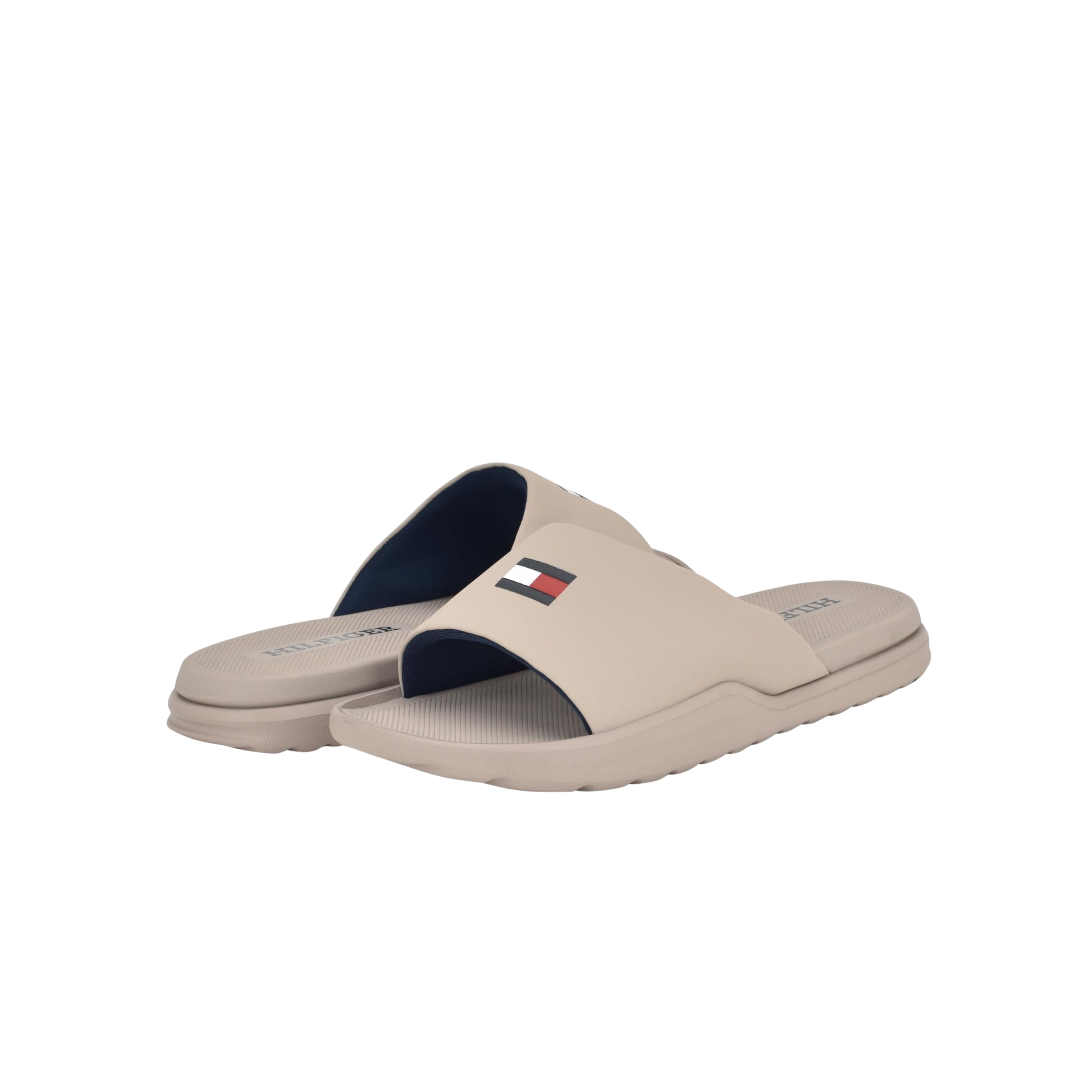 Tommy Hilfiger Men Marmo Slide Sandals - Taupe