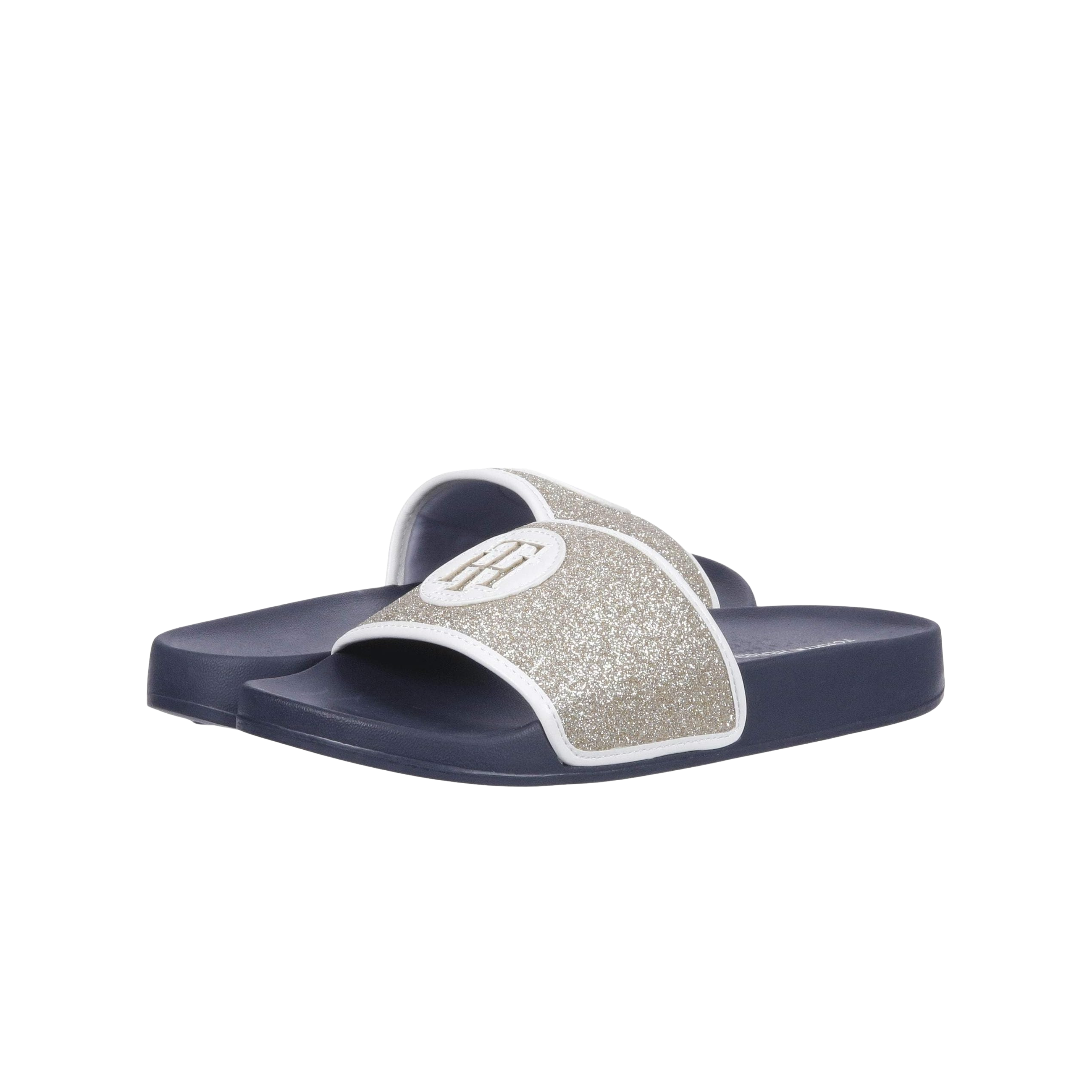 Tommy Hilfiger Women Danaa Slide - Light Gold White