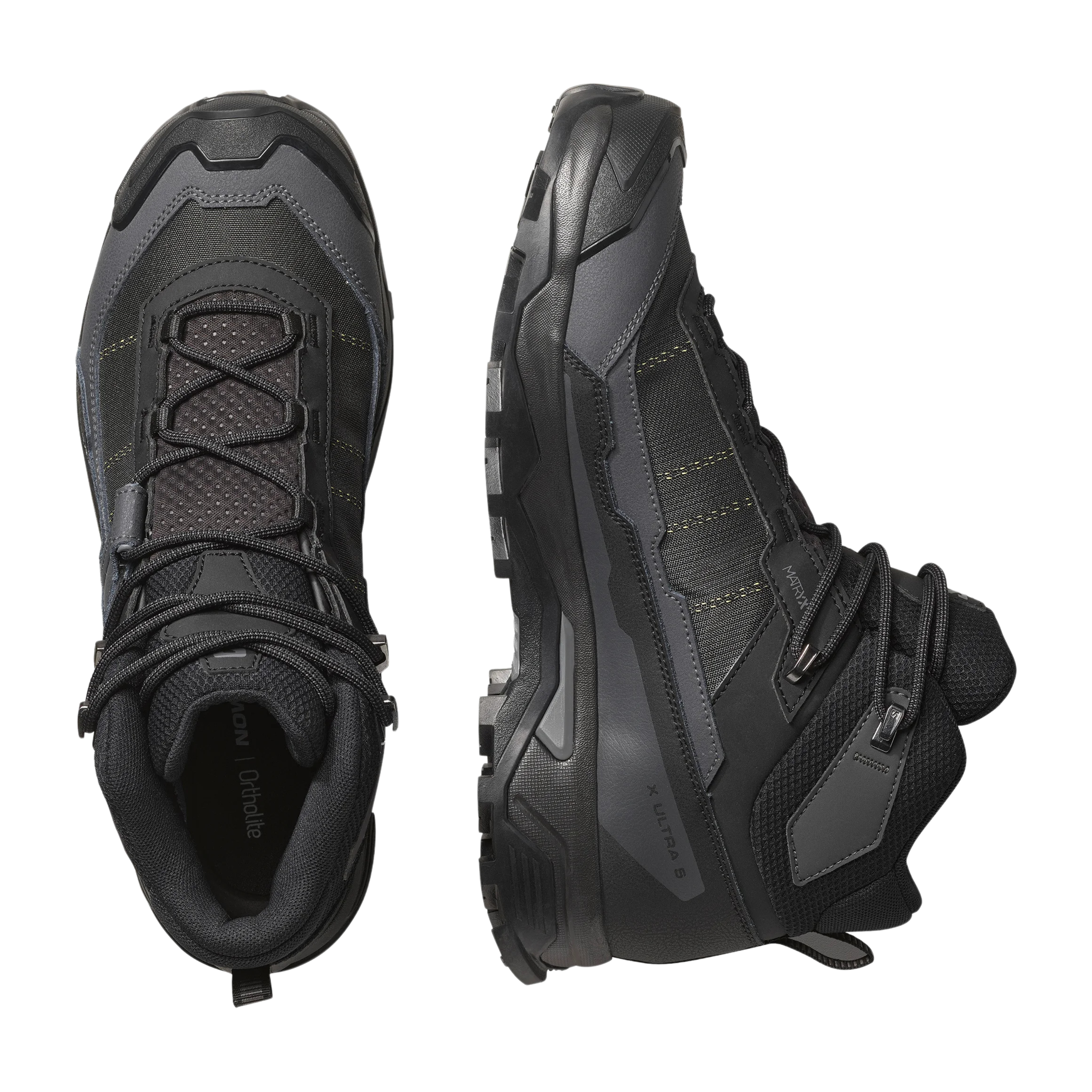 Salomon Men X Ultra 5 Mid Gore-Tex - Black Asphalt