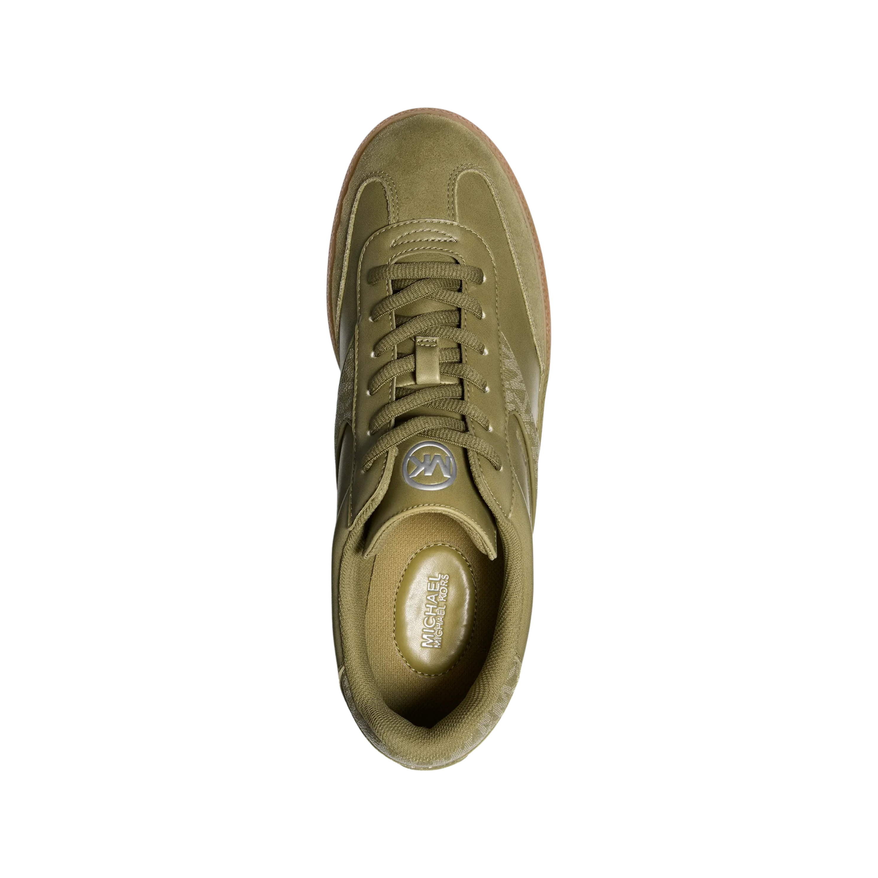 Michael Kors Men Benny Mixed Media Sneaker - Oregano