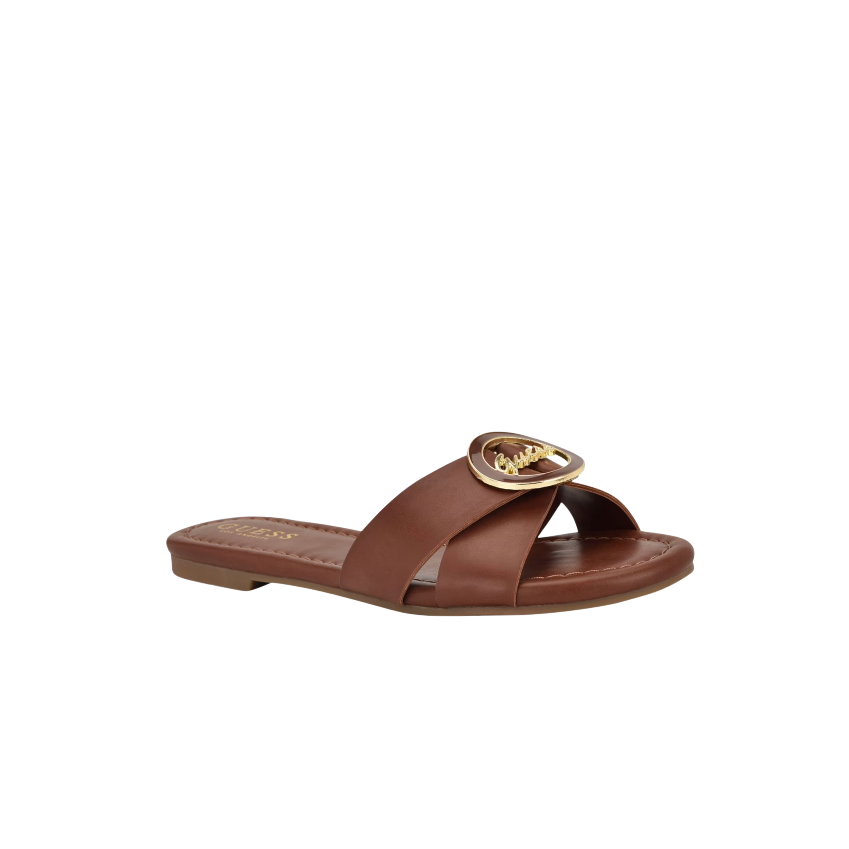 Guess Women Lydia Signature Slide Sandals - Beige