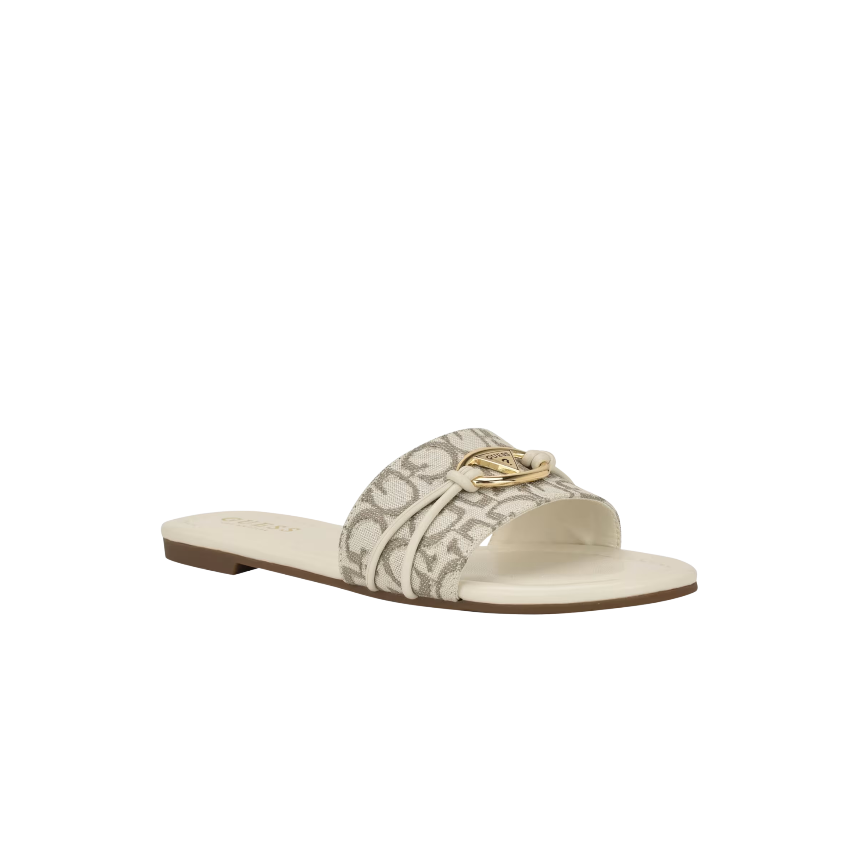 Guess Women Lynzy Logo Beach Slides - Grey