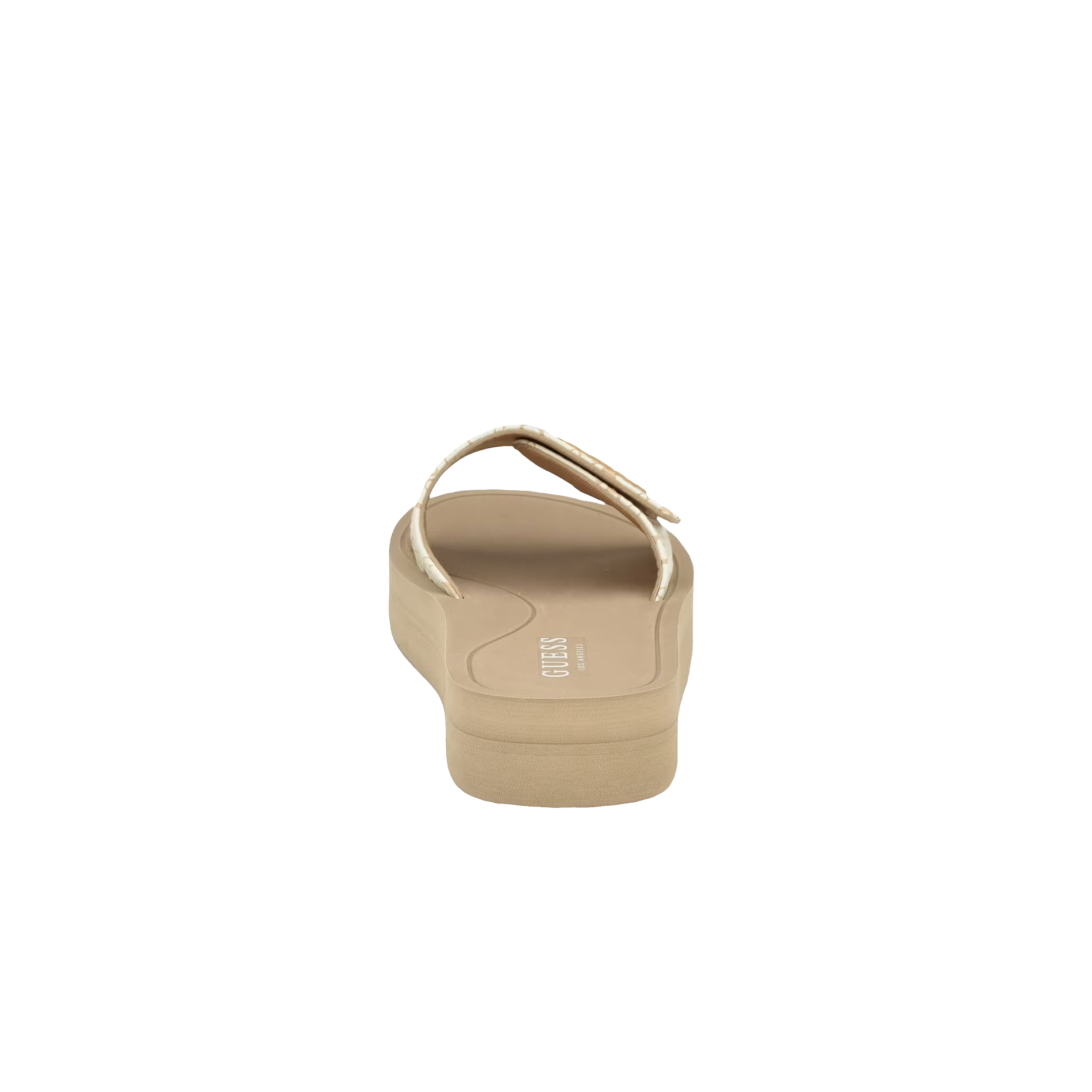 Guess Women Parties Logo Slides - Off White