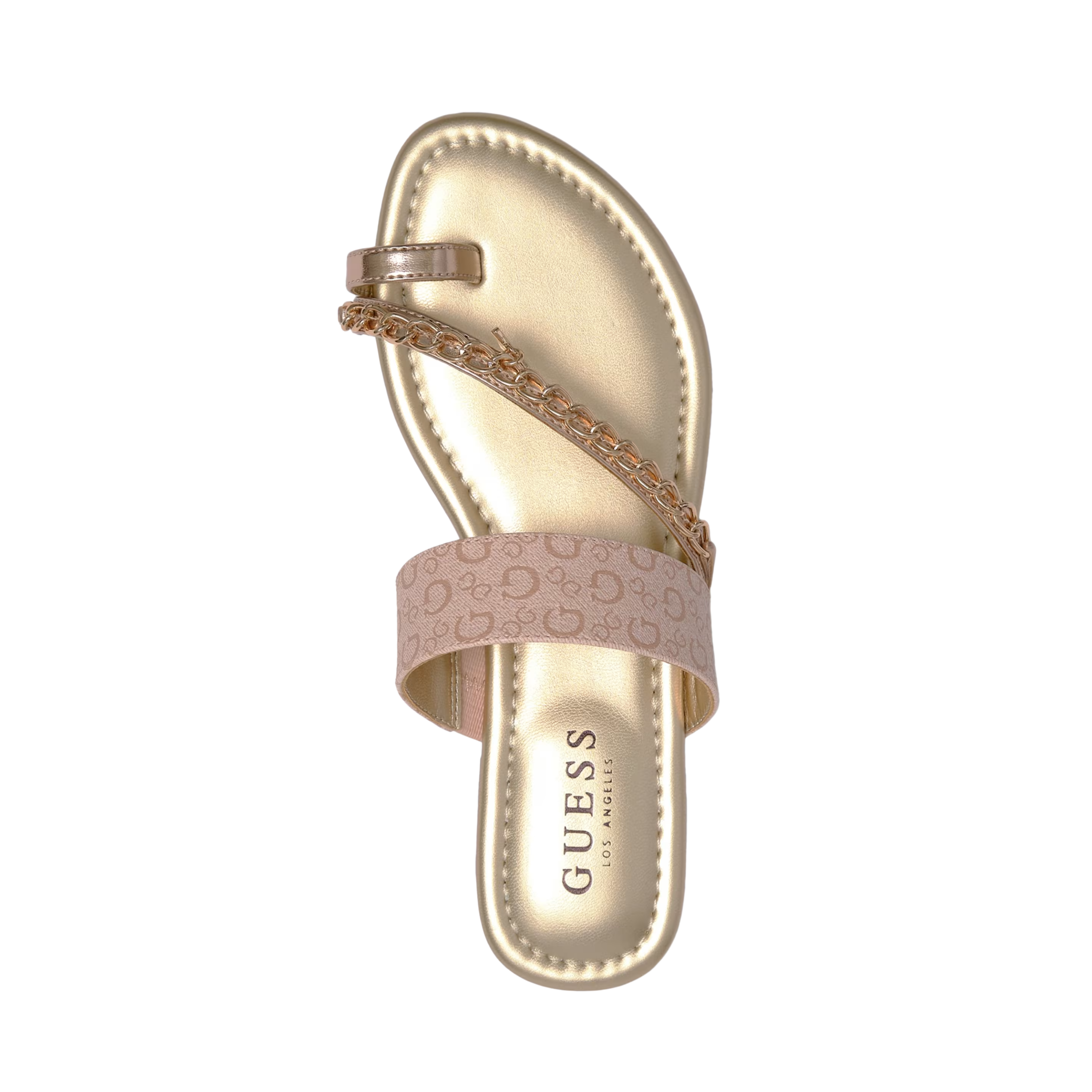 Guess Women Levvia Chain Sandals - Pink