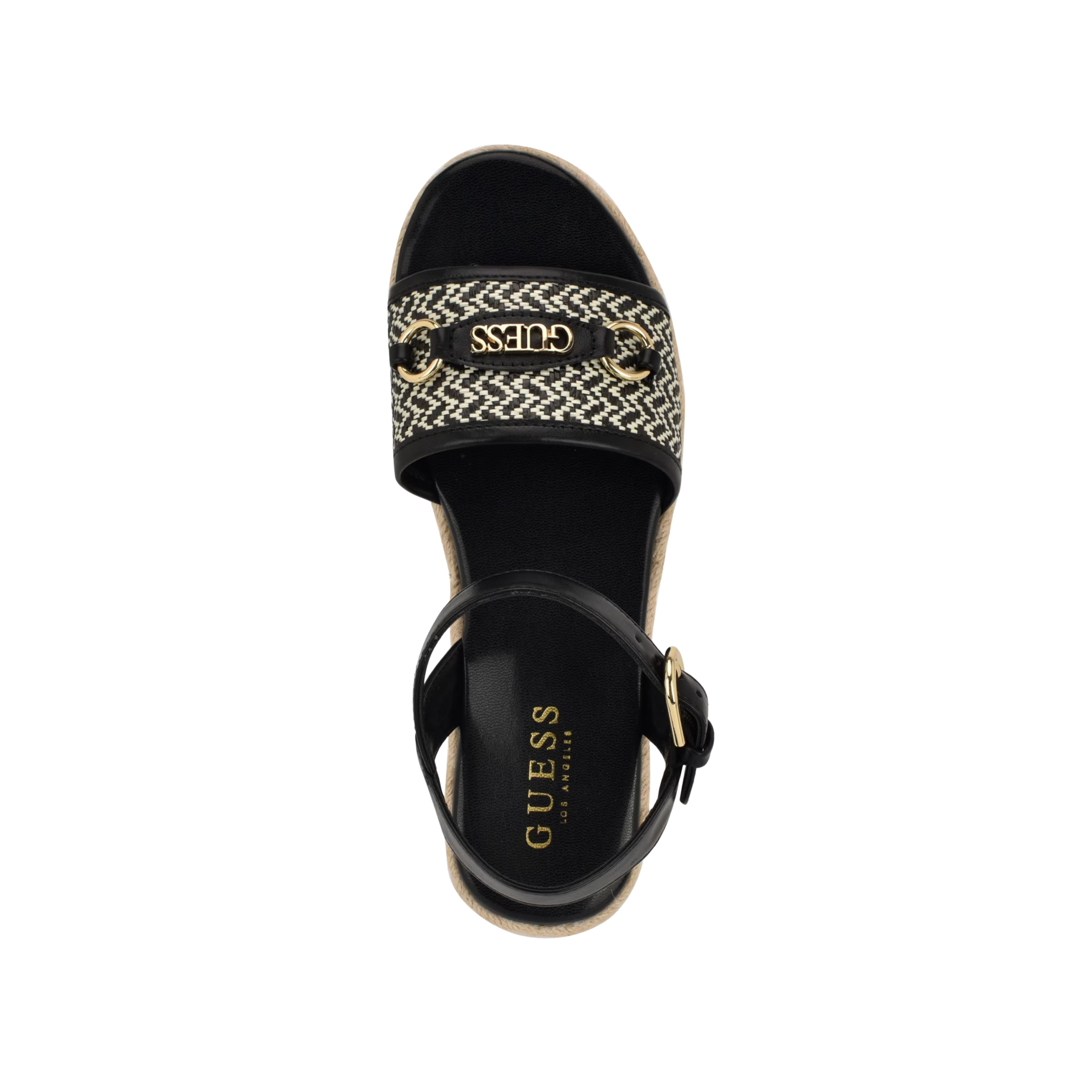 Guess Women Resssia Espadrille Sandals - Black