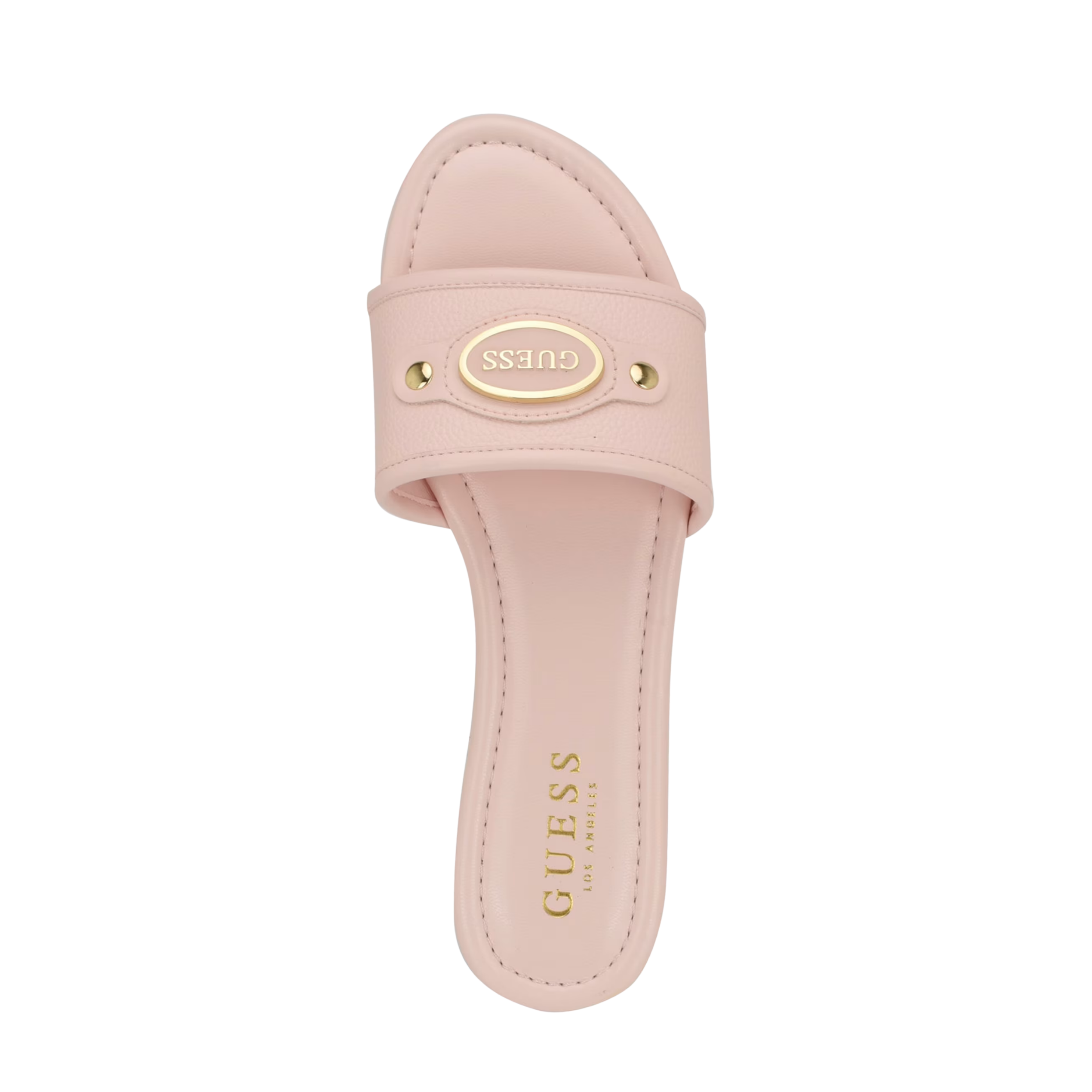 Guess Women Lyndon Logo Slides - Beige