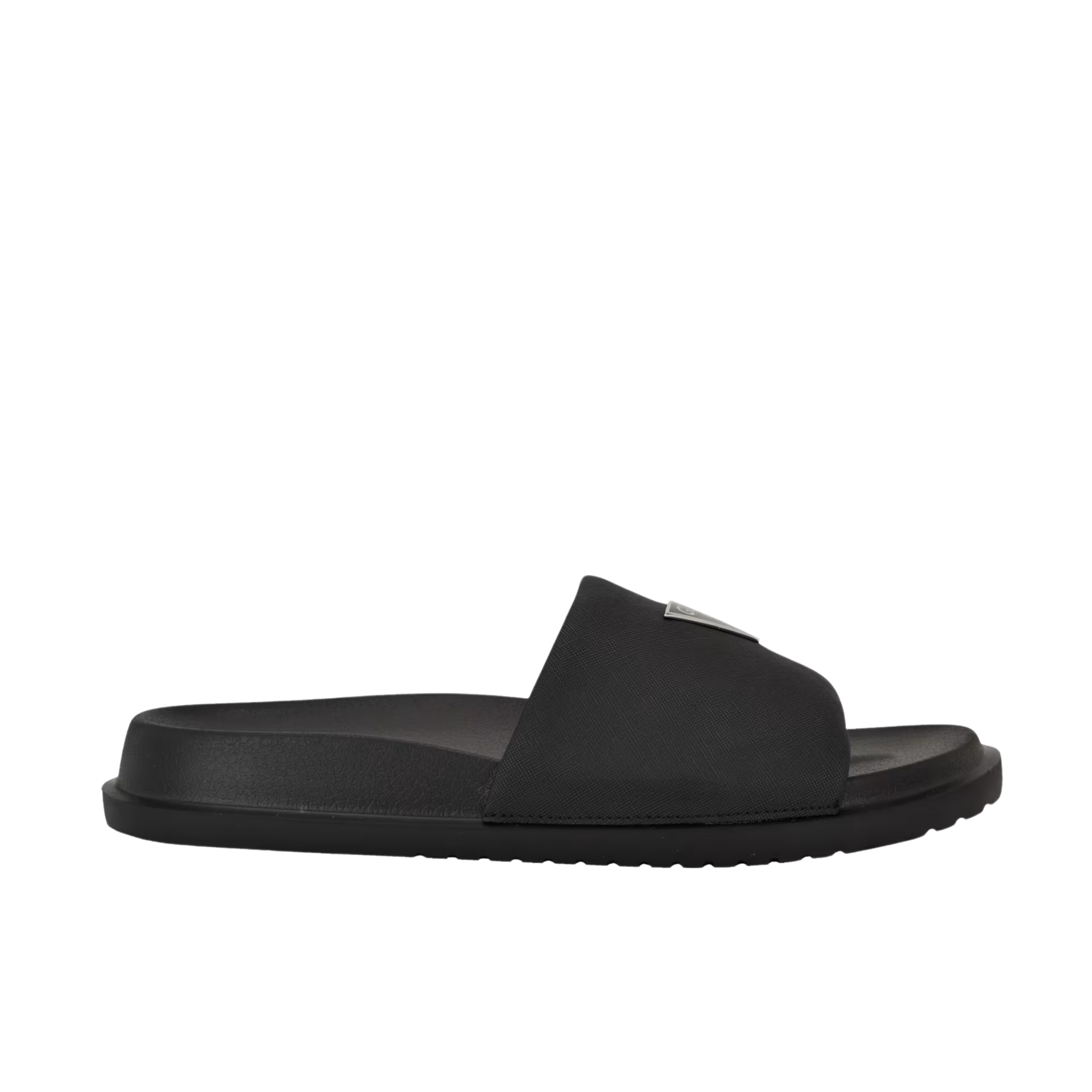 Guess Men Vesper Triangle Slides - Black 002