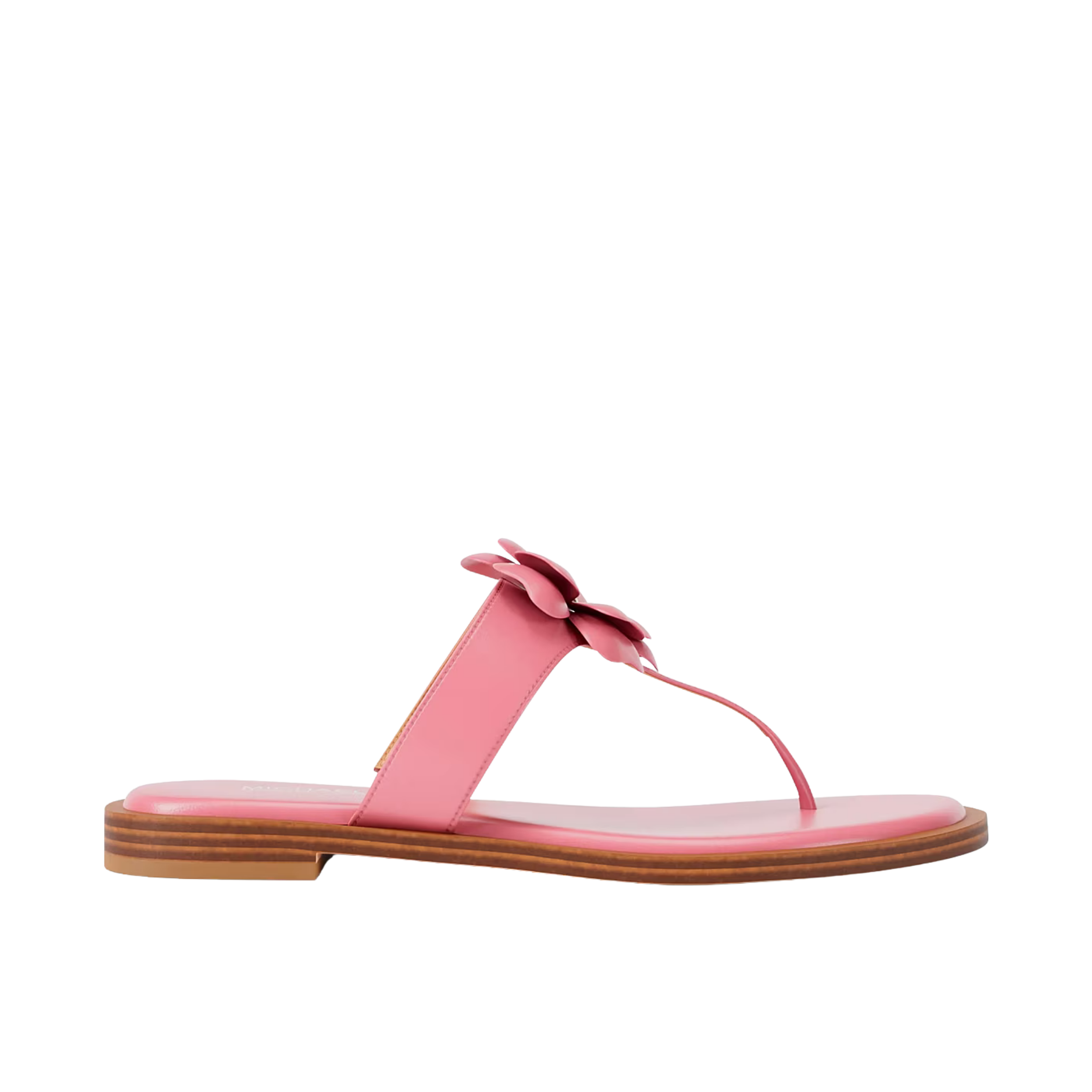 Michael Kors Women Callie Embellished Thong Sandal - Carnation