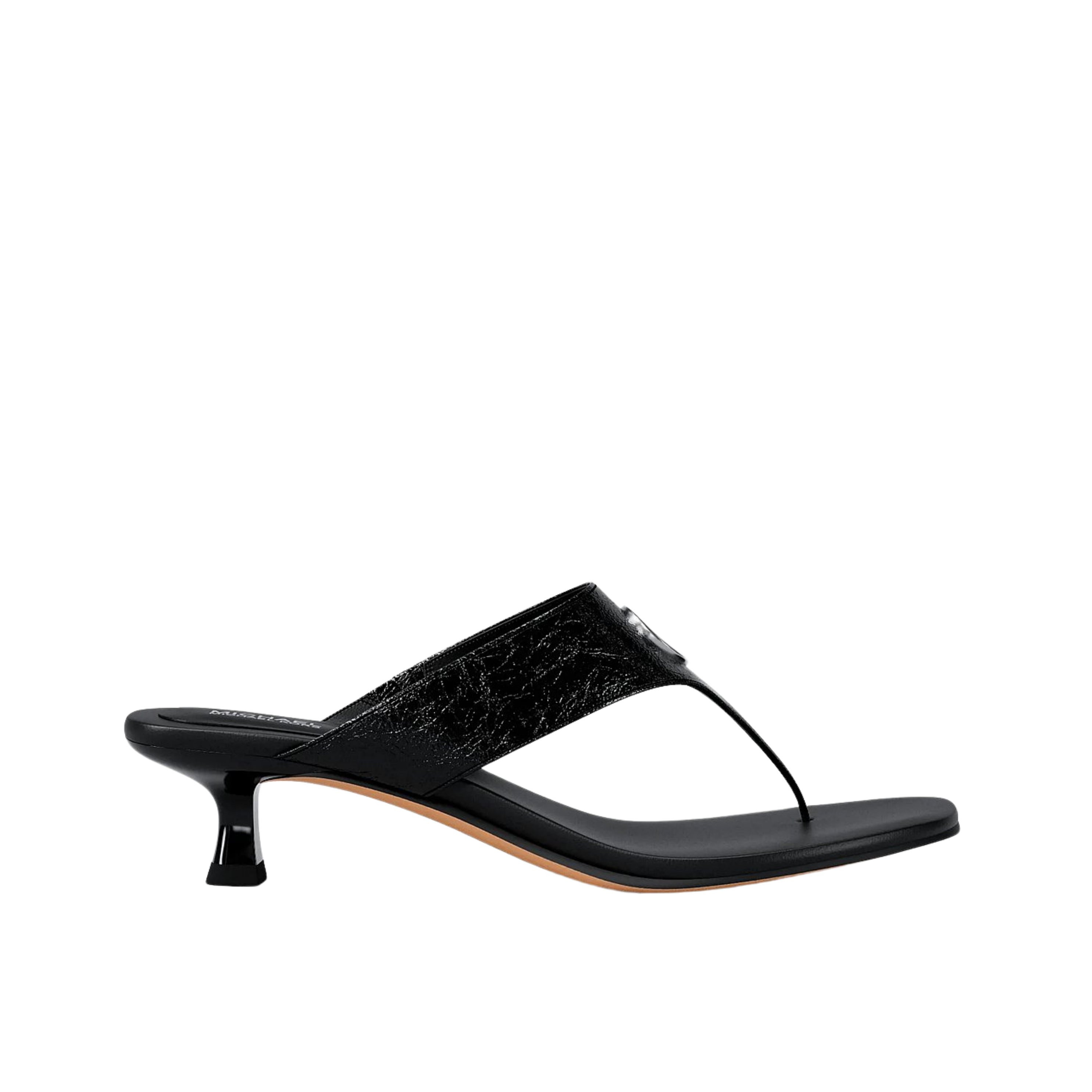 Michael Kors Women Anneka Patent Thong Sandal - Black