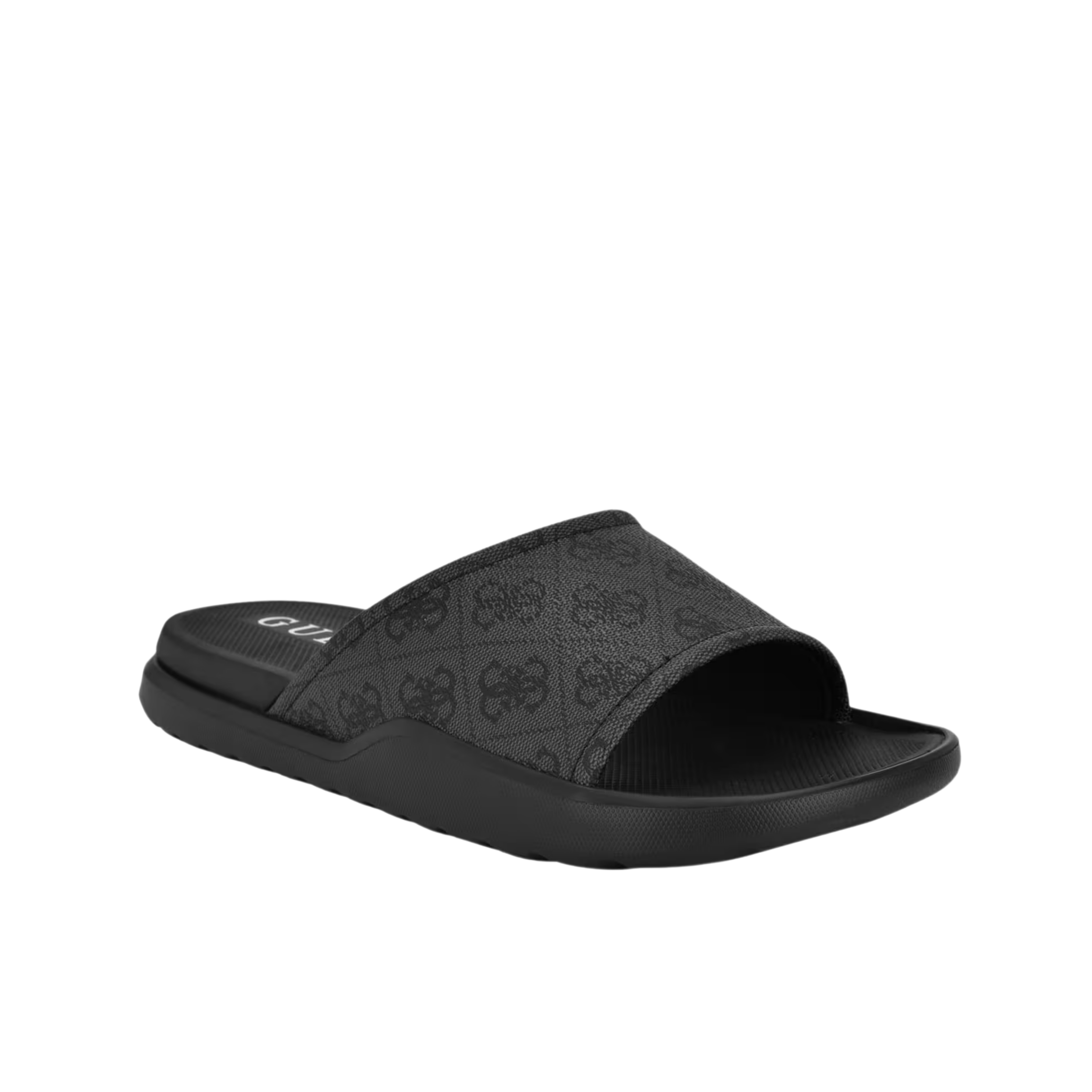 Guess Men Magaria Quattro G Slide Sandals - Dark Grey