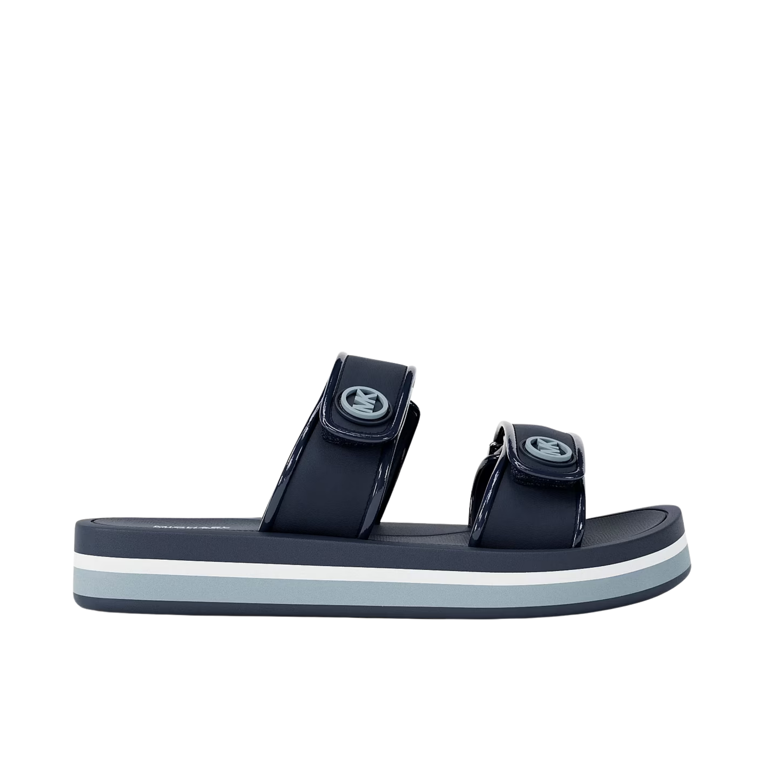 Michael Kors Women Foster Scuba Slide Sandal - Navy