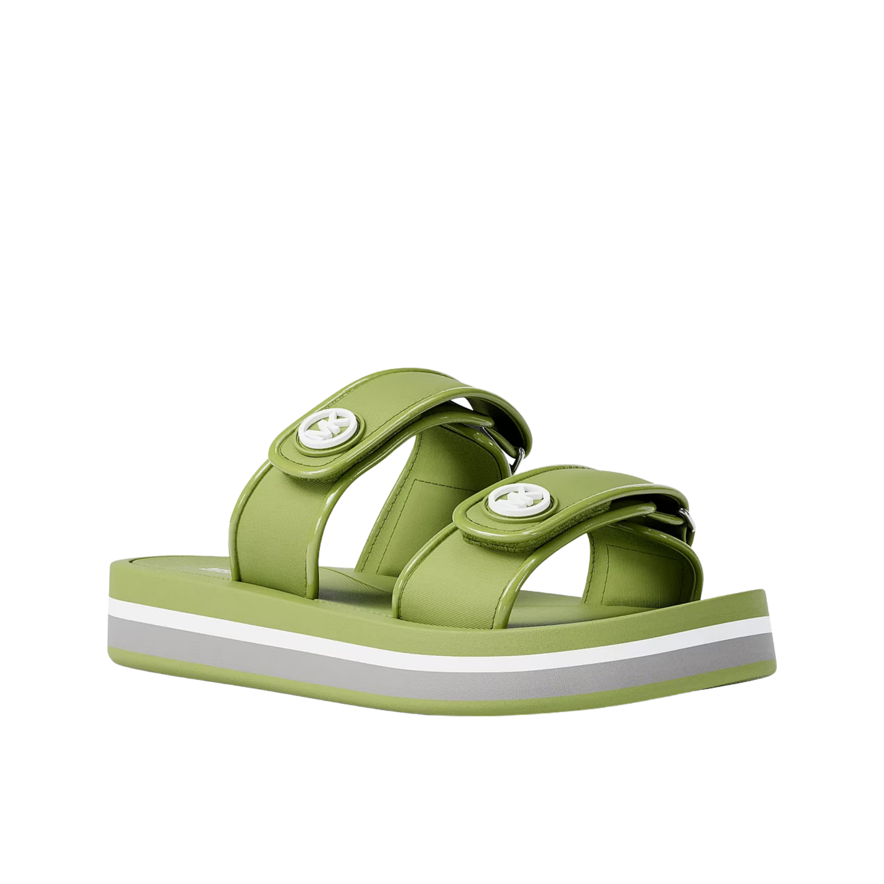 Michael Kors Women Foster Scuba Slide Sandal - Lime
