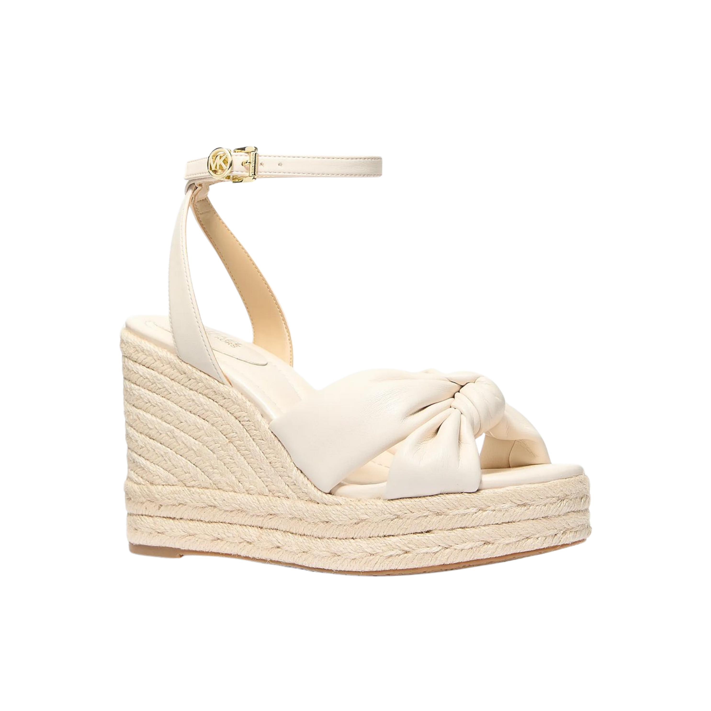 Michael Kors Women Elena Wedge Sandal - LT Cream
